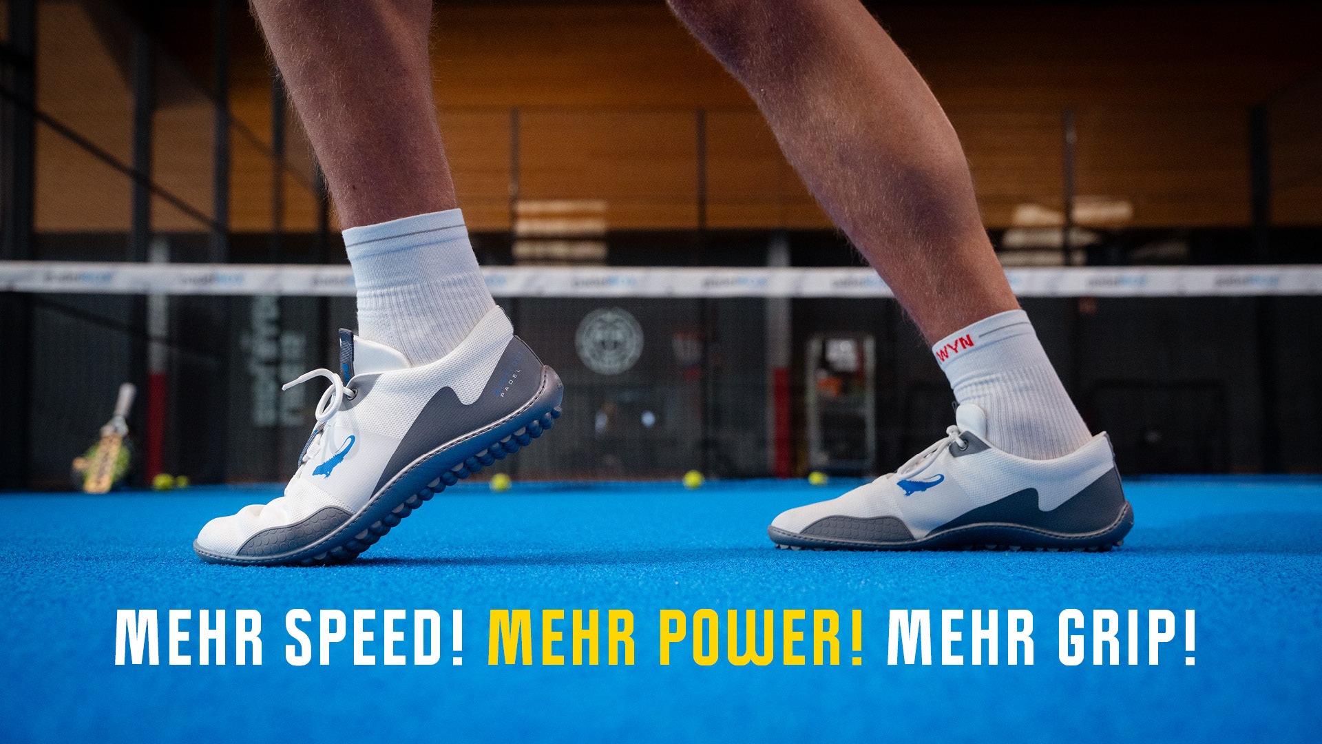 Leguano Chaussures pieds nus »SPINWYN PADEL«  Freizeitschuh, Halbschuh, Schnürschuh für Maschinenwäsche geeignet