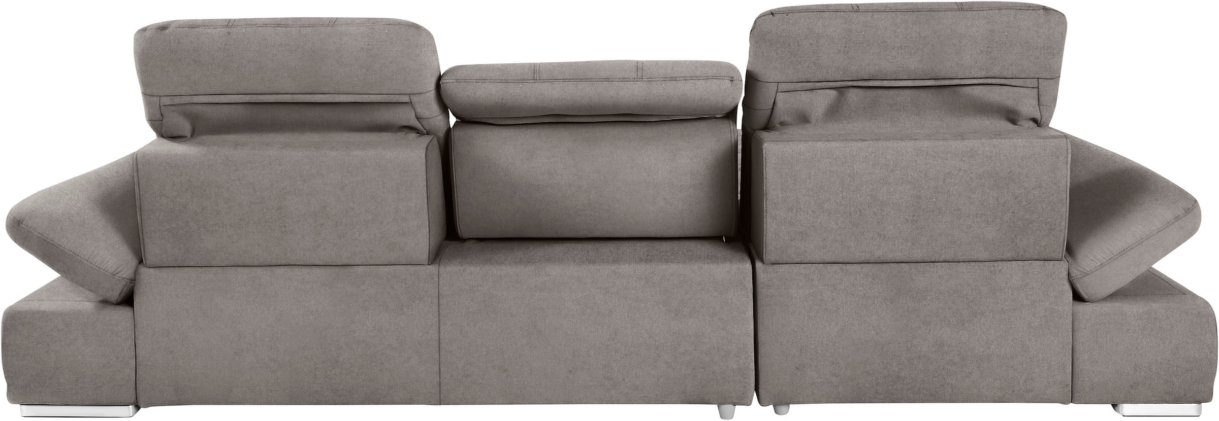 COTTA Ecksofa »Holiday L-Form mit Sitztiefen-, Armteil- und Kopfteilverstellung«, wahlweise mit Bettfunktion & Bettkasten