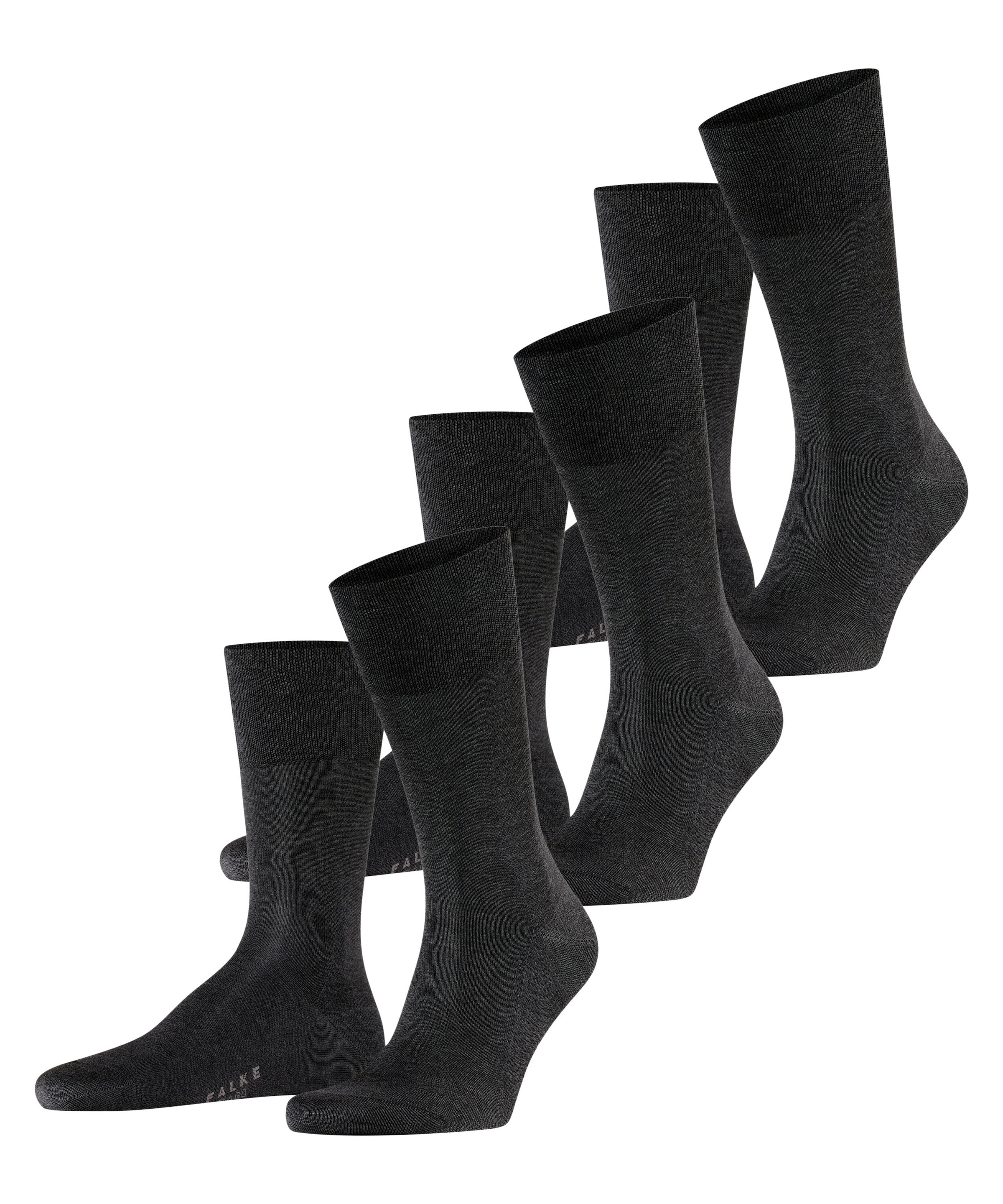Image of FALKE Socken "Tiago" 3 Paar, im 3er-Pack, für Erwachsene, aus Fil-d’Écosse-Baumwolle