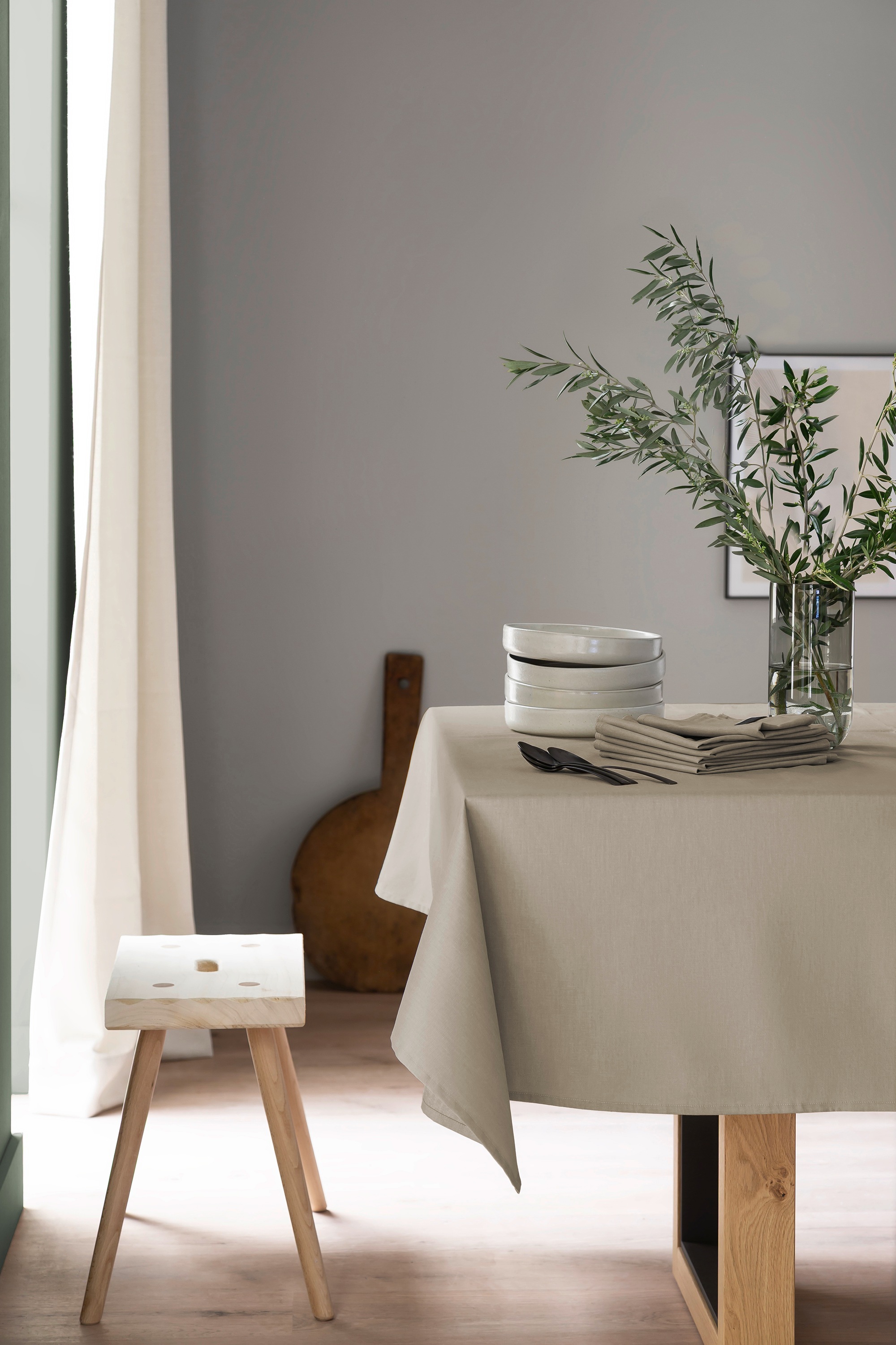 Image of SCHÖNER WOHNEN-Kollektion Tischdecke "Base" aus reiner, sanforisierter Baumwolle