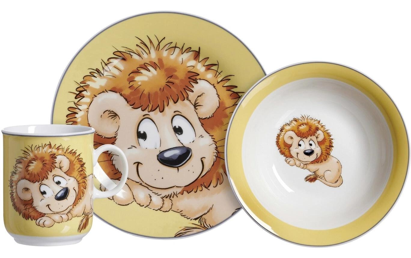 Image of Ritzenhoff & Breker Kindergeschirr-Set "Happy Zoo Leo 3-teilig"