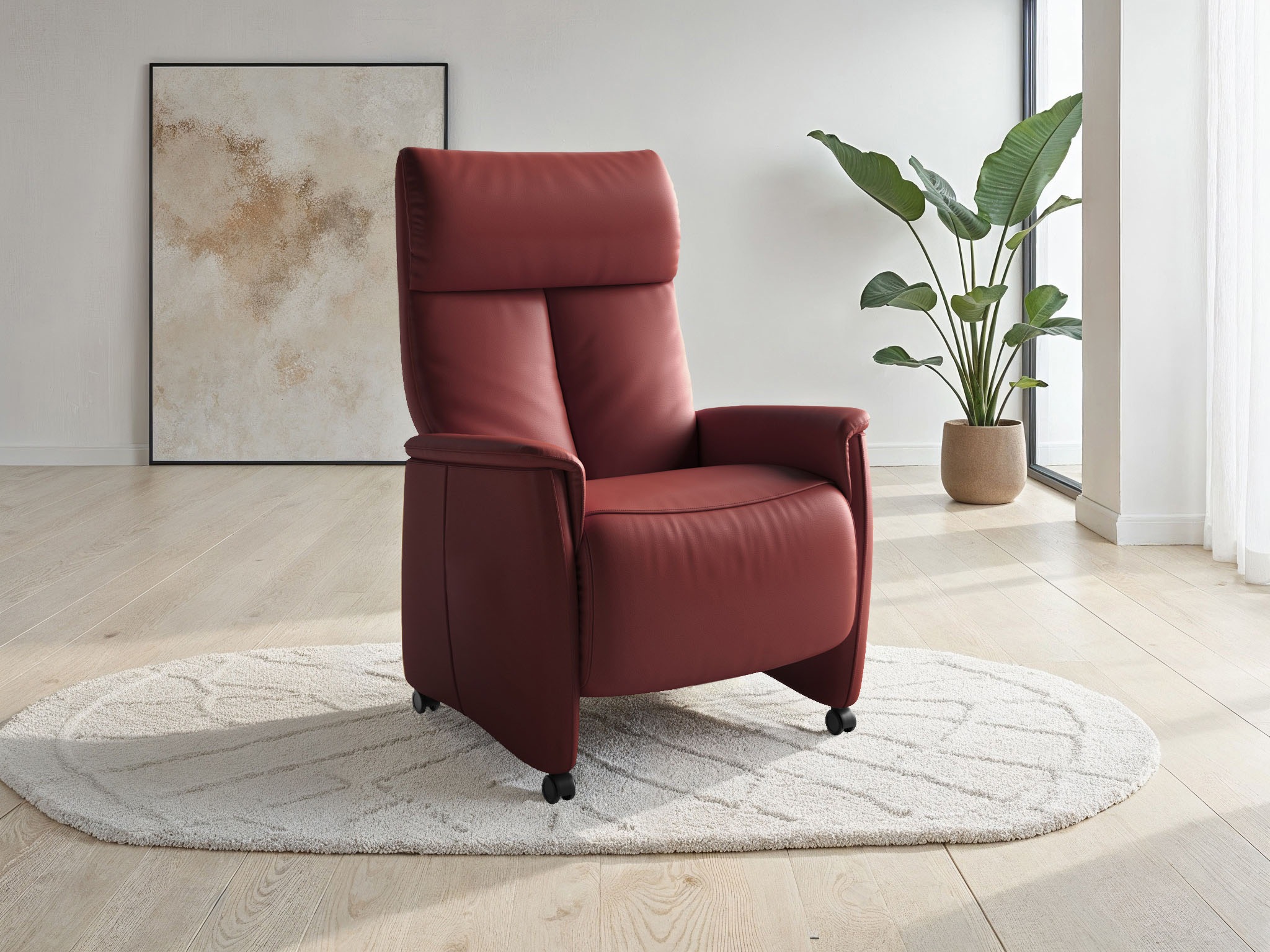 sit&more TV-Sessel "Cremona Comfort" wahlweise manuell oder elektrischer Funktion mit Akku