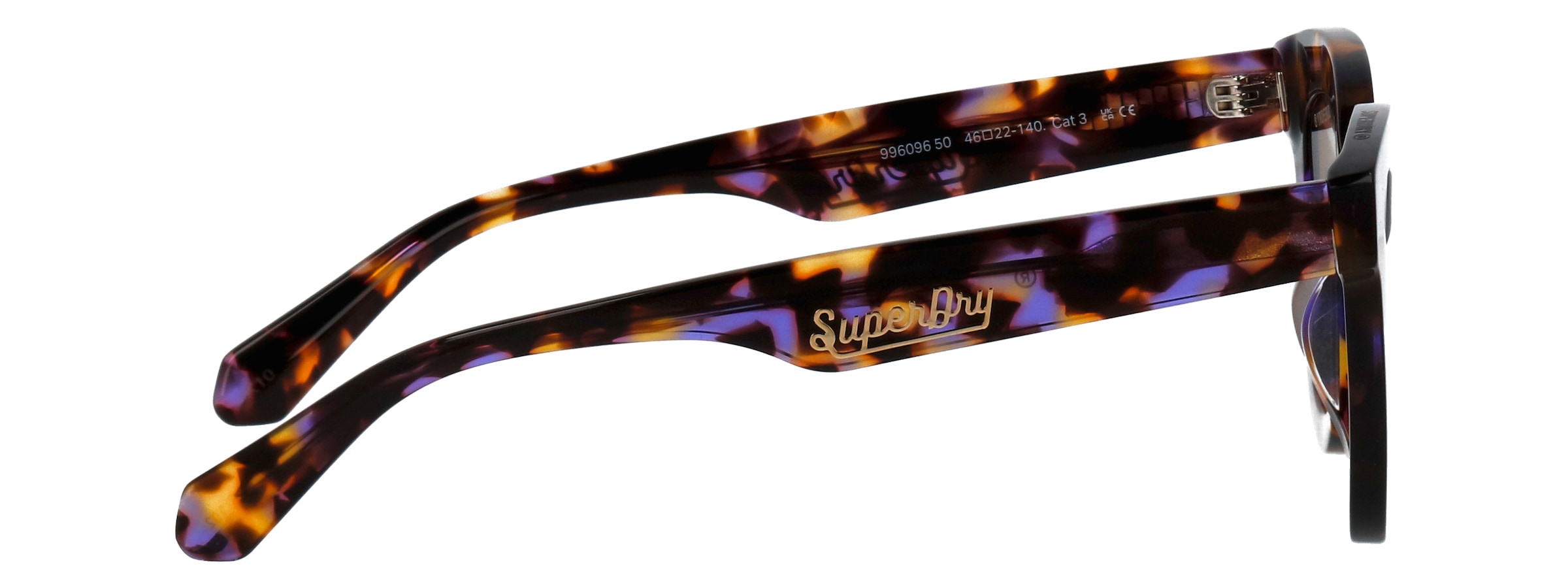 Superdry Sonnenbrille »Modell 996096« Form CatEye, Logoschriftzug auf Bügel, Kunststofffassung