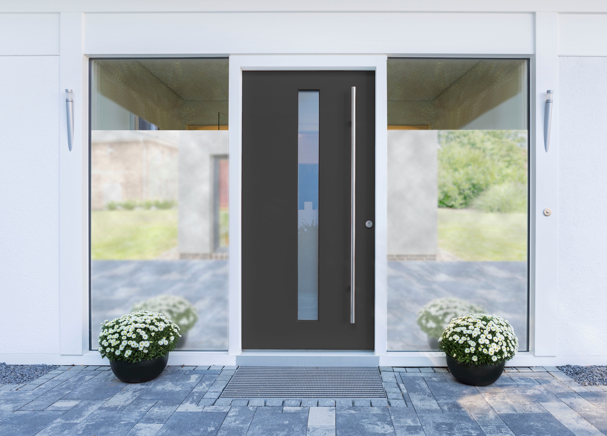 GARDINIA Film pour fenêtre »Statische UV-Folie« 1 cuis halbtransparent selbstklebend 77% UV-Schutz