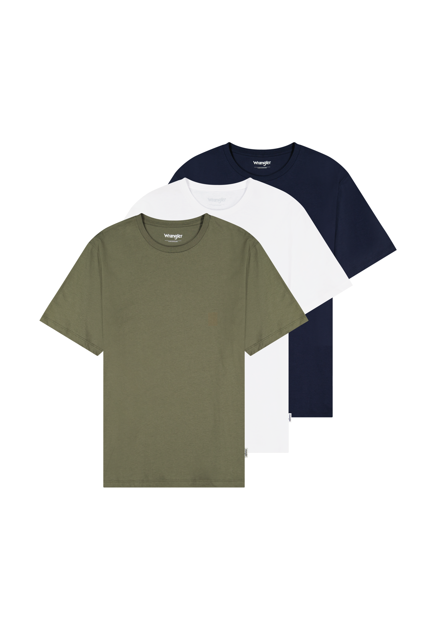 Image of Wrangler T-Shirt "3 PACK TEE" Packung, 3 Stk.