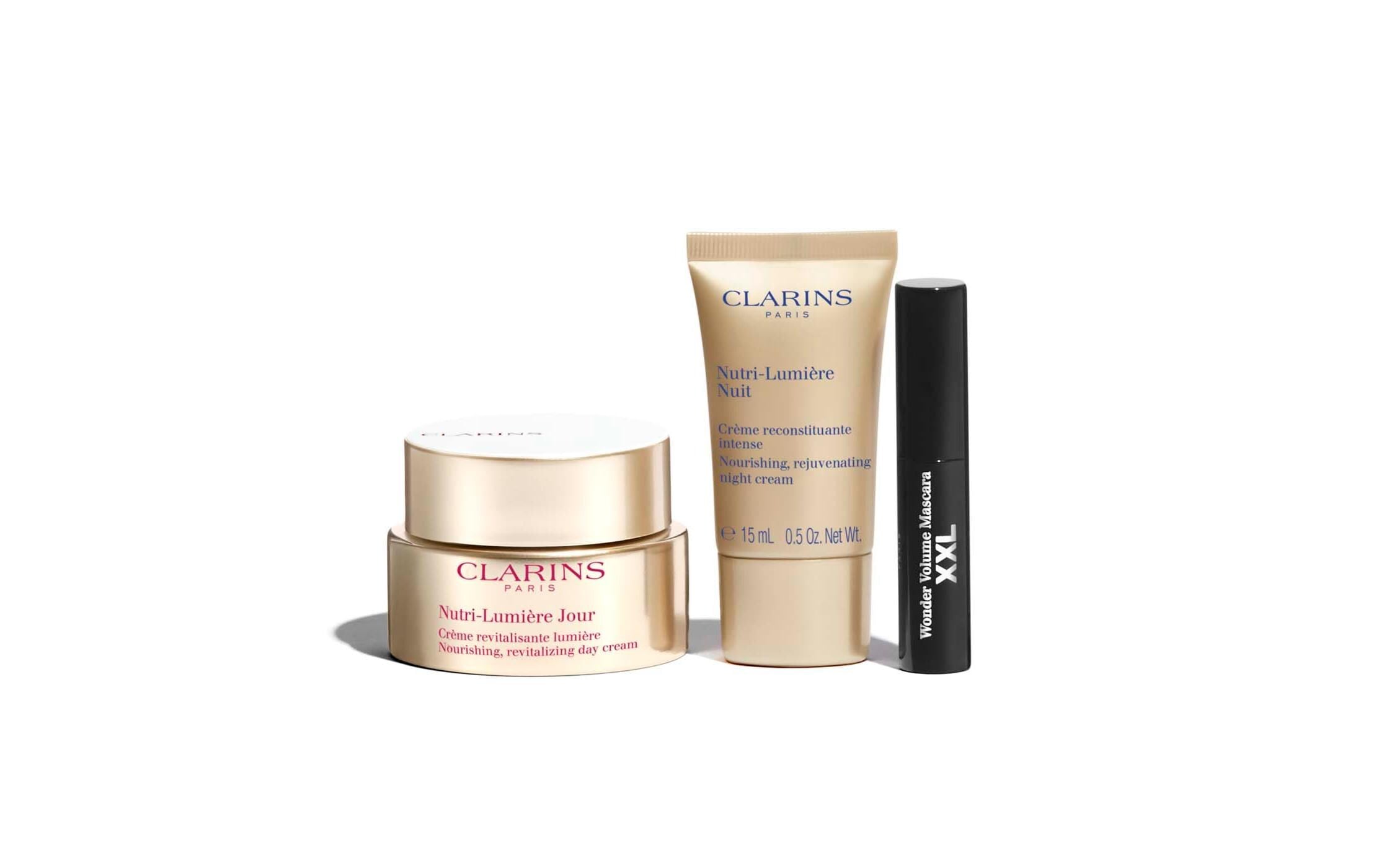 Clarins Crème anti-âge »Nutri-Lumière Geschenkset 50 ml« Nutri-Lumière Anti-Aging-Geschenkset für reife Haut