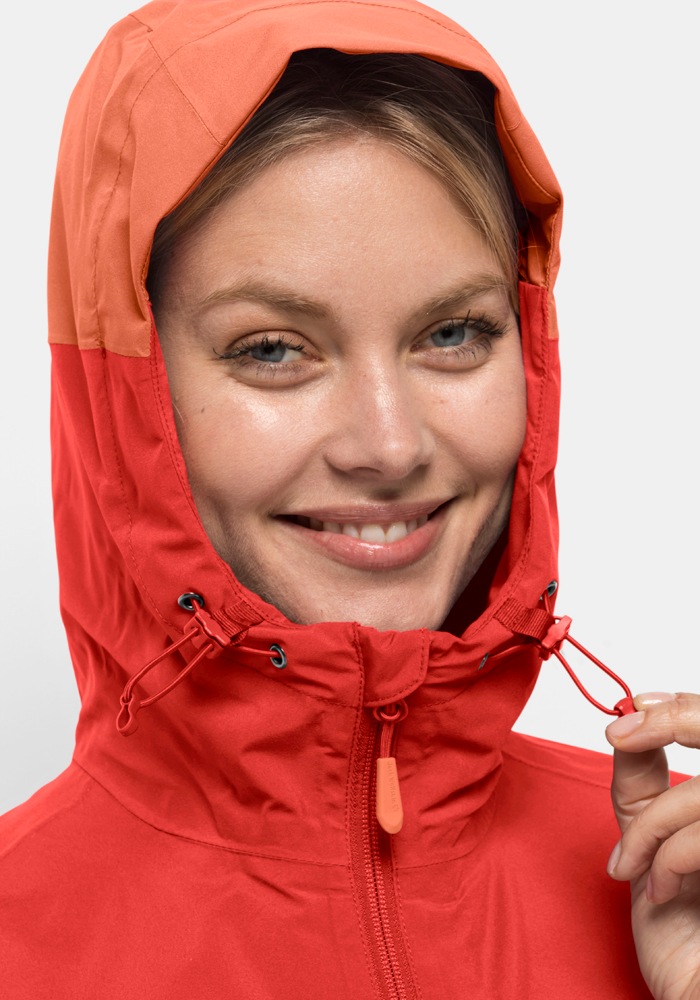 Jack Wolfskin Outdoorjacke »WEILTAL 2L JKT W« mitKapuze