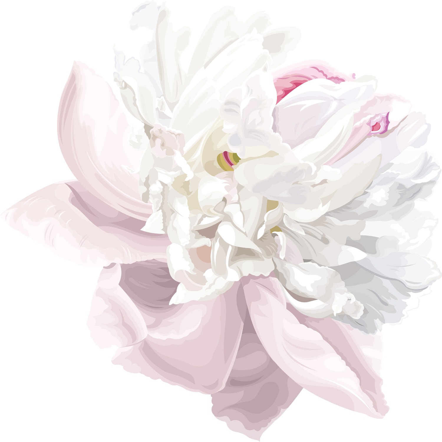 Image of queence Wandtattoo "Matilda" Wandbild, Sticker, Blume, Blüte, selbstklebend