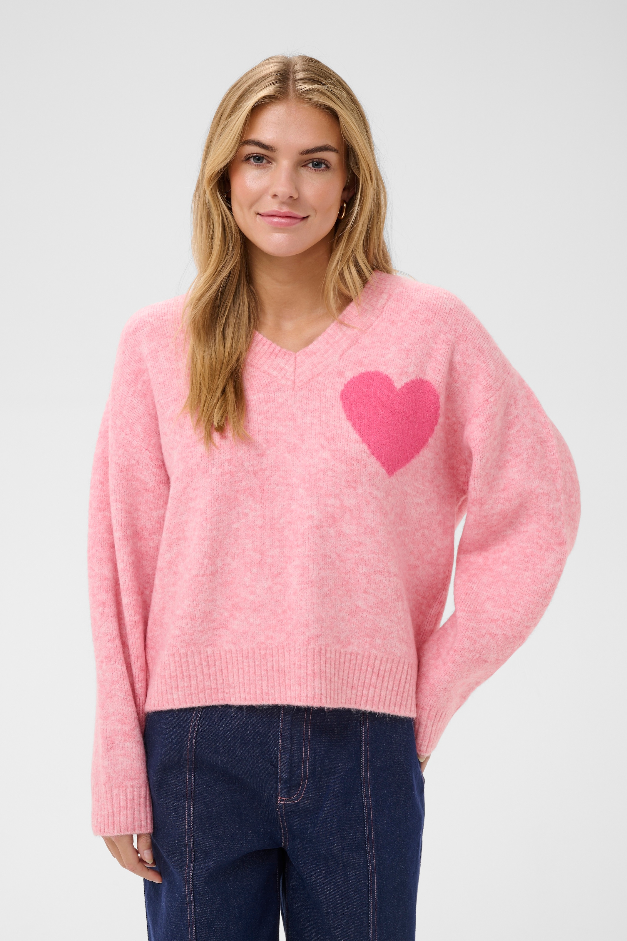 Image of Saint Tropez Strickpullover "PariaSZ V-Neck Pullover"
