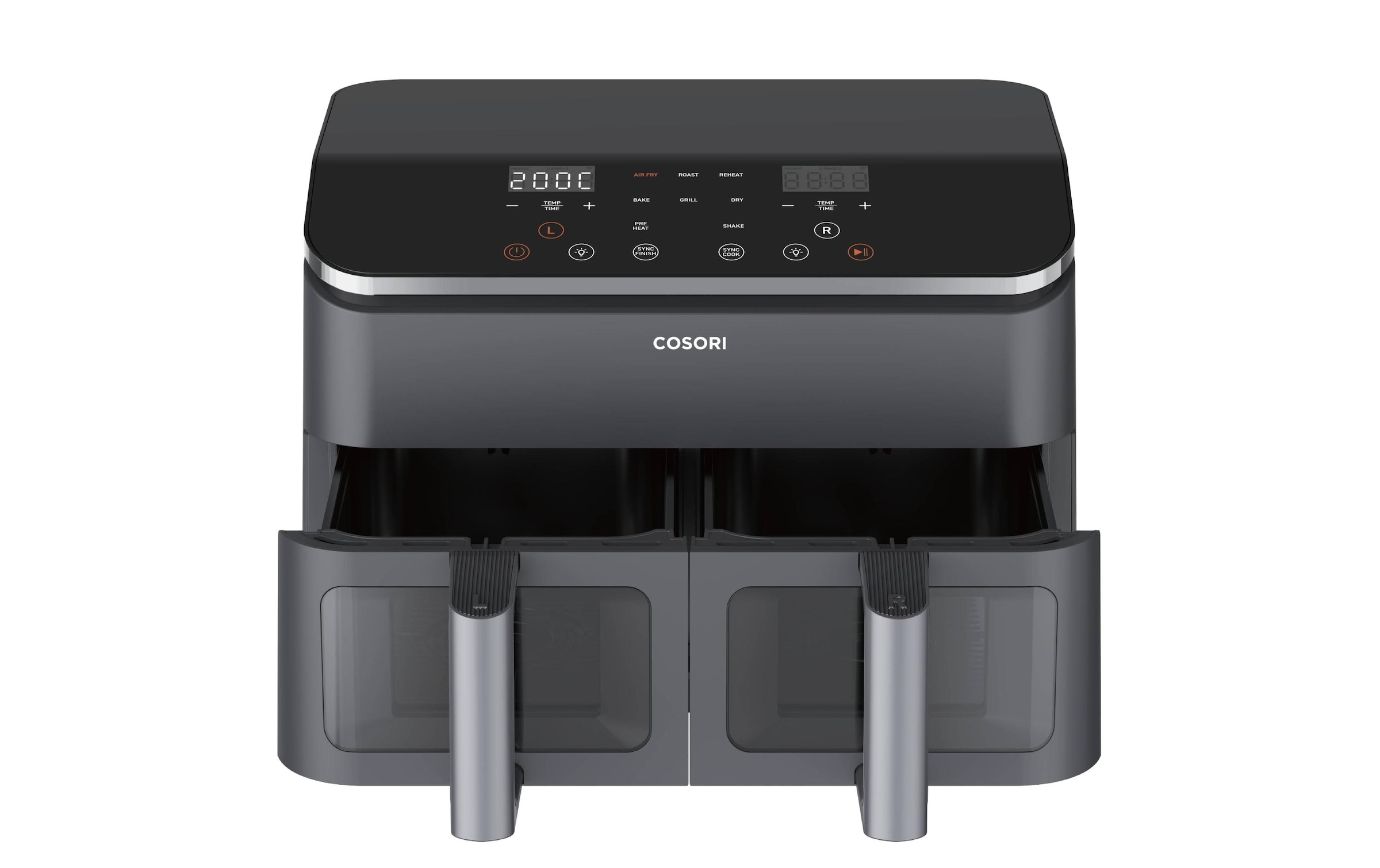   Heissluftfritteuse »Cosori Dual Basket 8,5 l« 1750 W Vielseitige Fritteuse