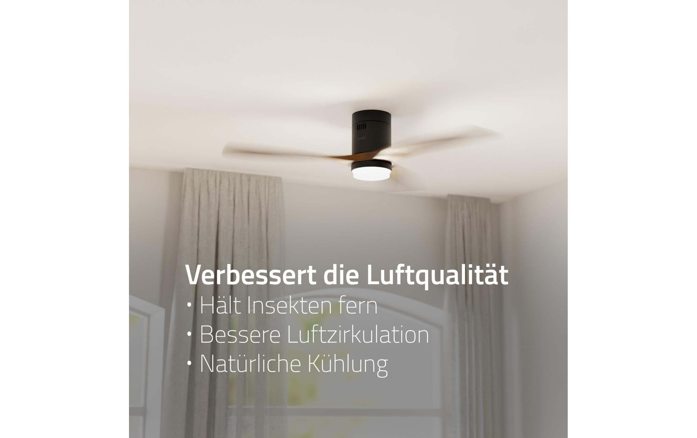 Hombli Deckenventilator »1320 mm« 132 cm Durchmesser