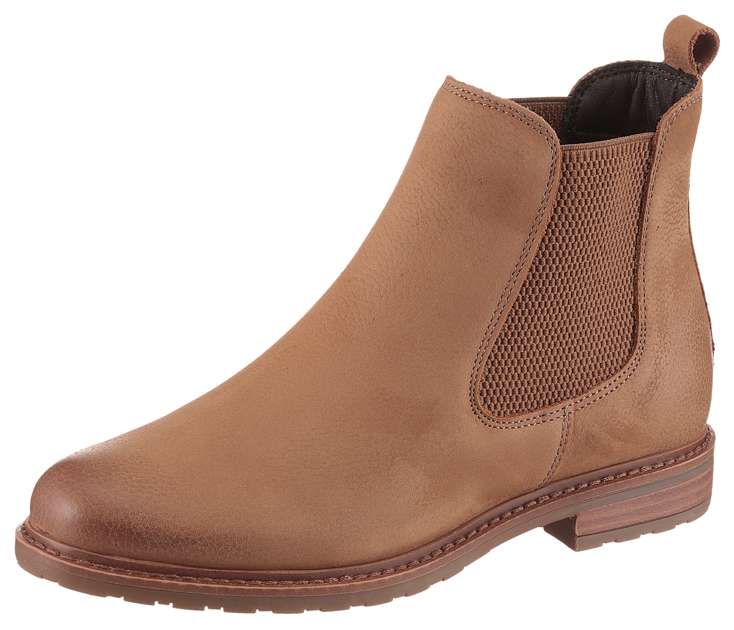 Tamaris Chelseaboots  Blockabsatz, Stiefelette, Businesschuh, Schlupfboots, Anziehlasche