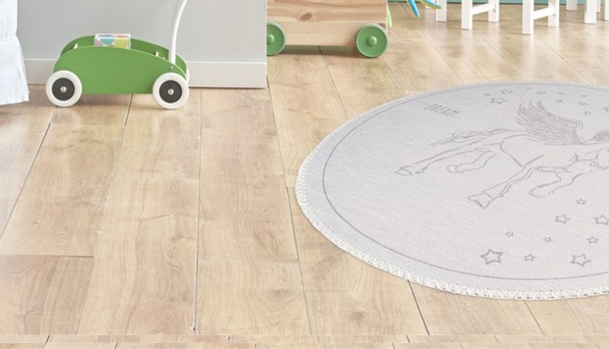 Image of Arte Espina Kinderteppich "Bambini 200" rund 5 mm Höhe Fantasievoll bedruckter Kinderteppich, angenehme Haptik