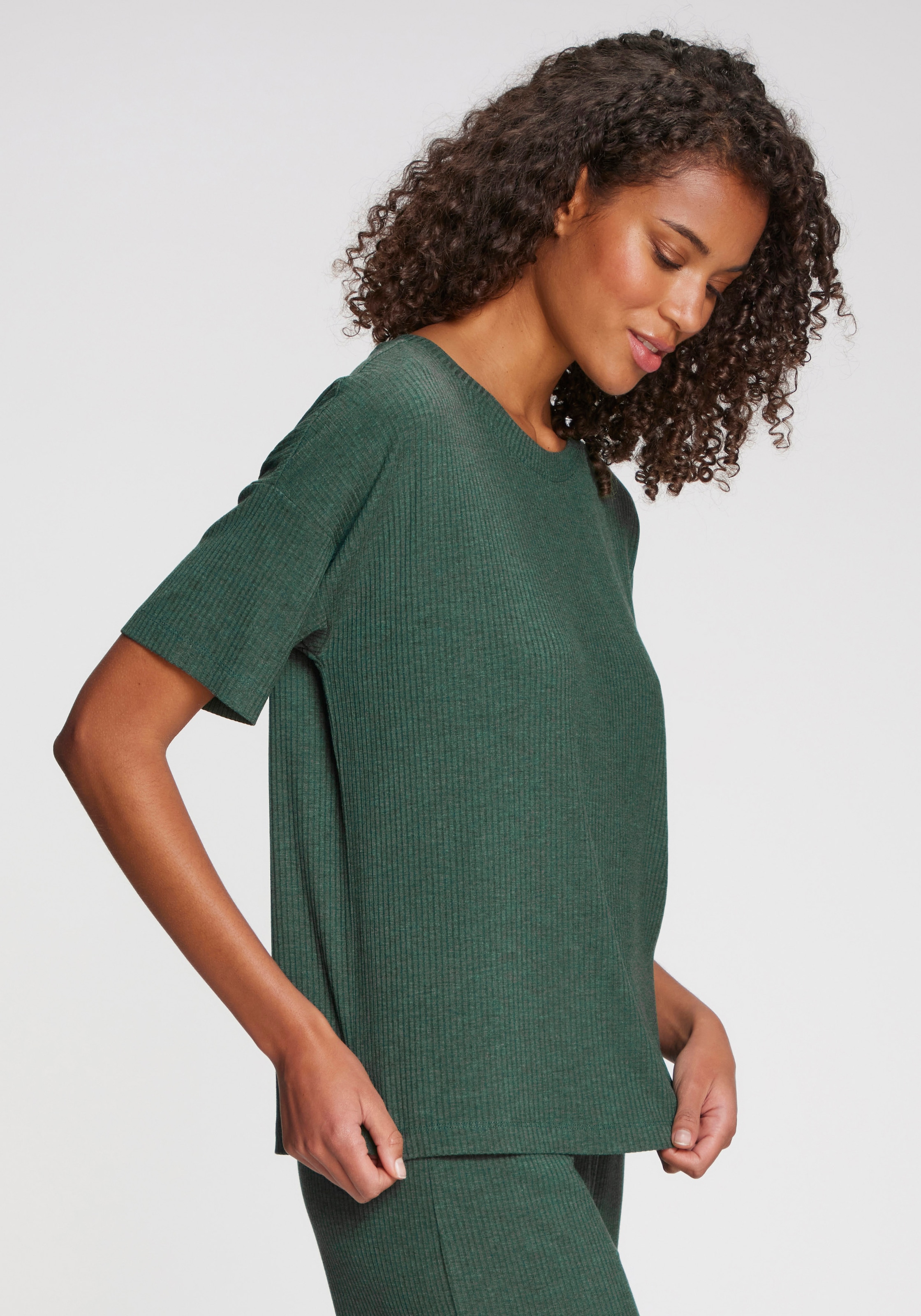 s.Oliver Pyjamahose  Aus weicher Rippqualität