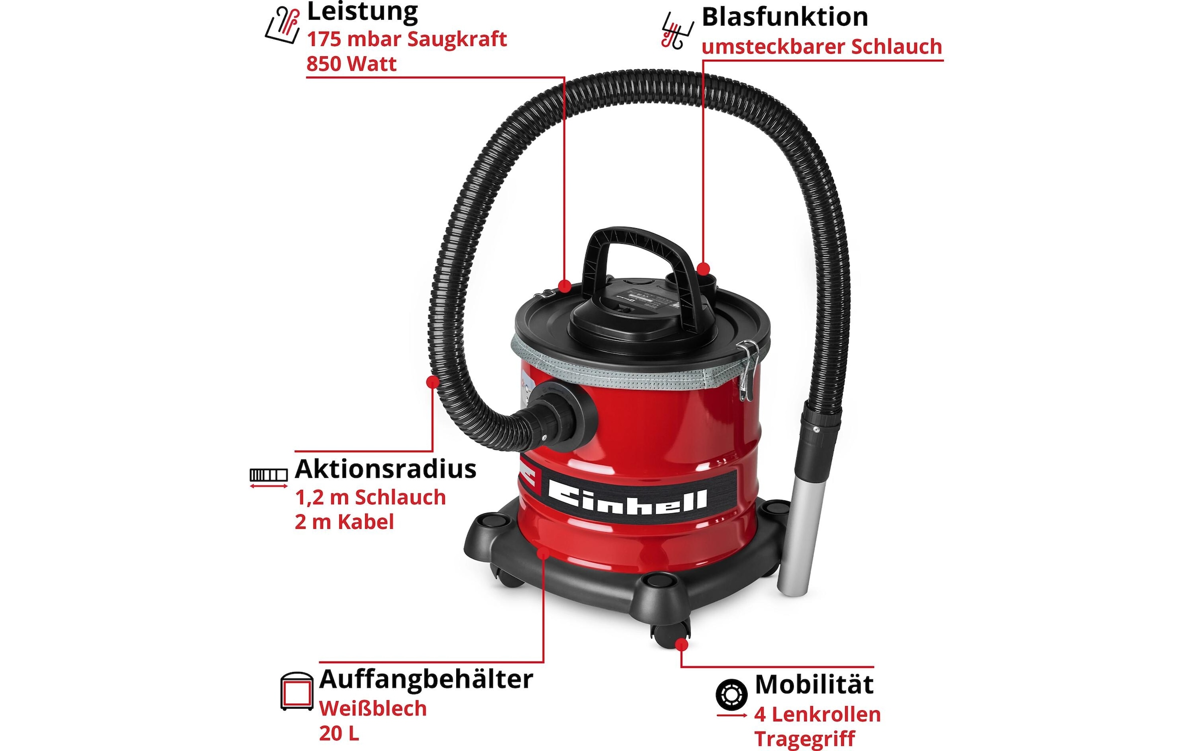 Einhell Aschesauger »TC-AV 2032 DW«