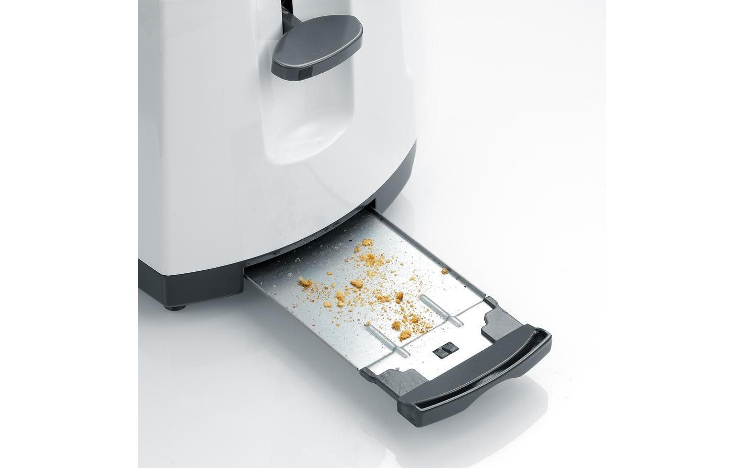 Severin Toaster »AT 2234 Weiss/Schwarz«, 1400 W, Lieferung mit passendem CH-Fixadapter