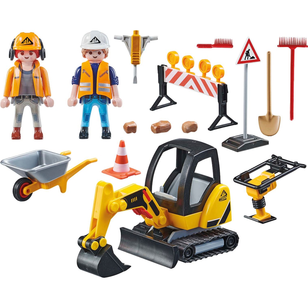 Playmobil® Konstruktions-Spielset »Strassenbau (71045), City Action«, (45 St.)