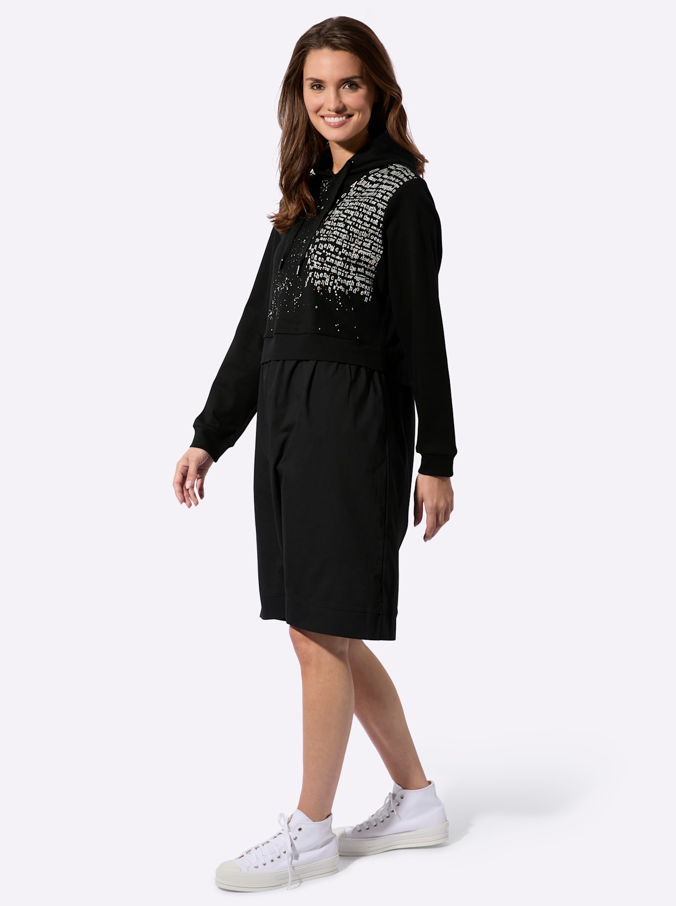 Inspirationen Robe imprimée »Kleid« Poche dans les coutures