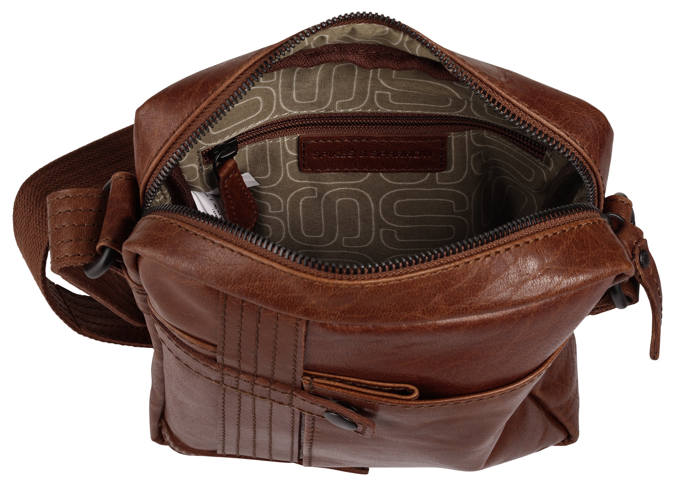 Spikes & Sparrow Umhängetasche echt Leder
