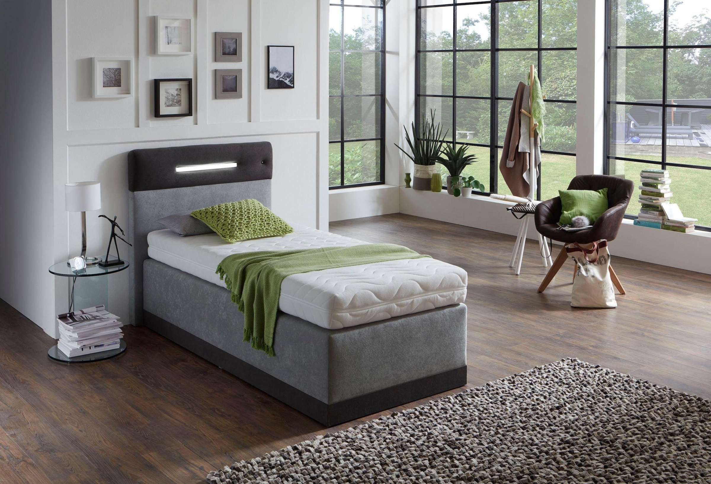 Image of Westfalia Schlafkomfort Boxspringbett mit LED-Beleuchtung