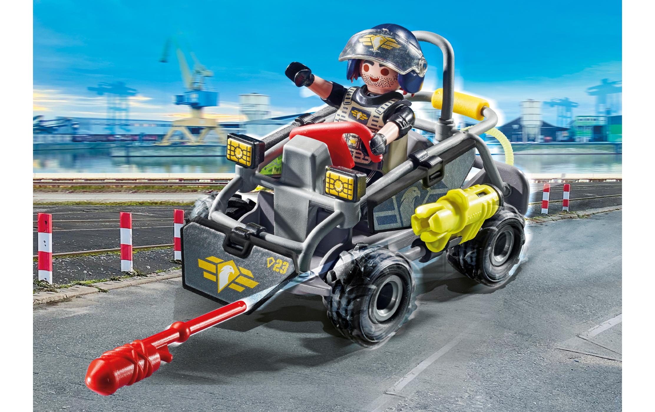Playmobil® Spielbausteine »City Action SWAT-Multi-Terrain-Quad 71147«