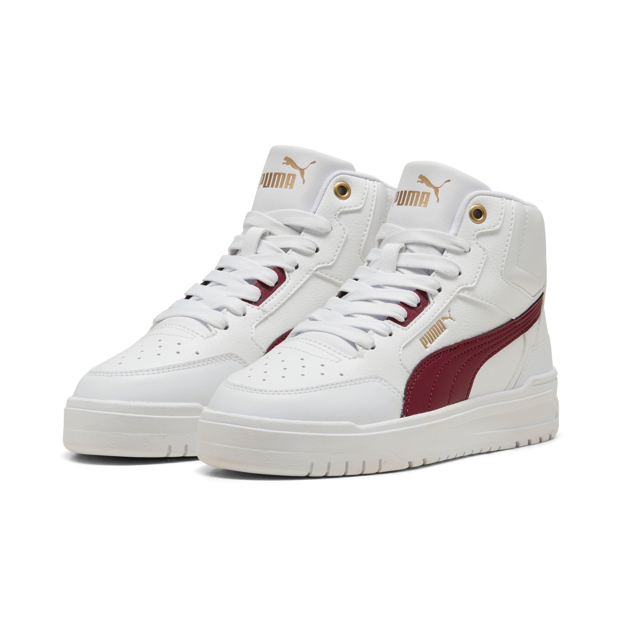 Image of PUMA Sneaker "SHUFFLE DOWNTOWN MID JR" für sportlichen Alltag, mit Gummilaufsohle, mit Schnürung