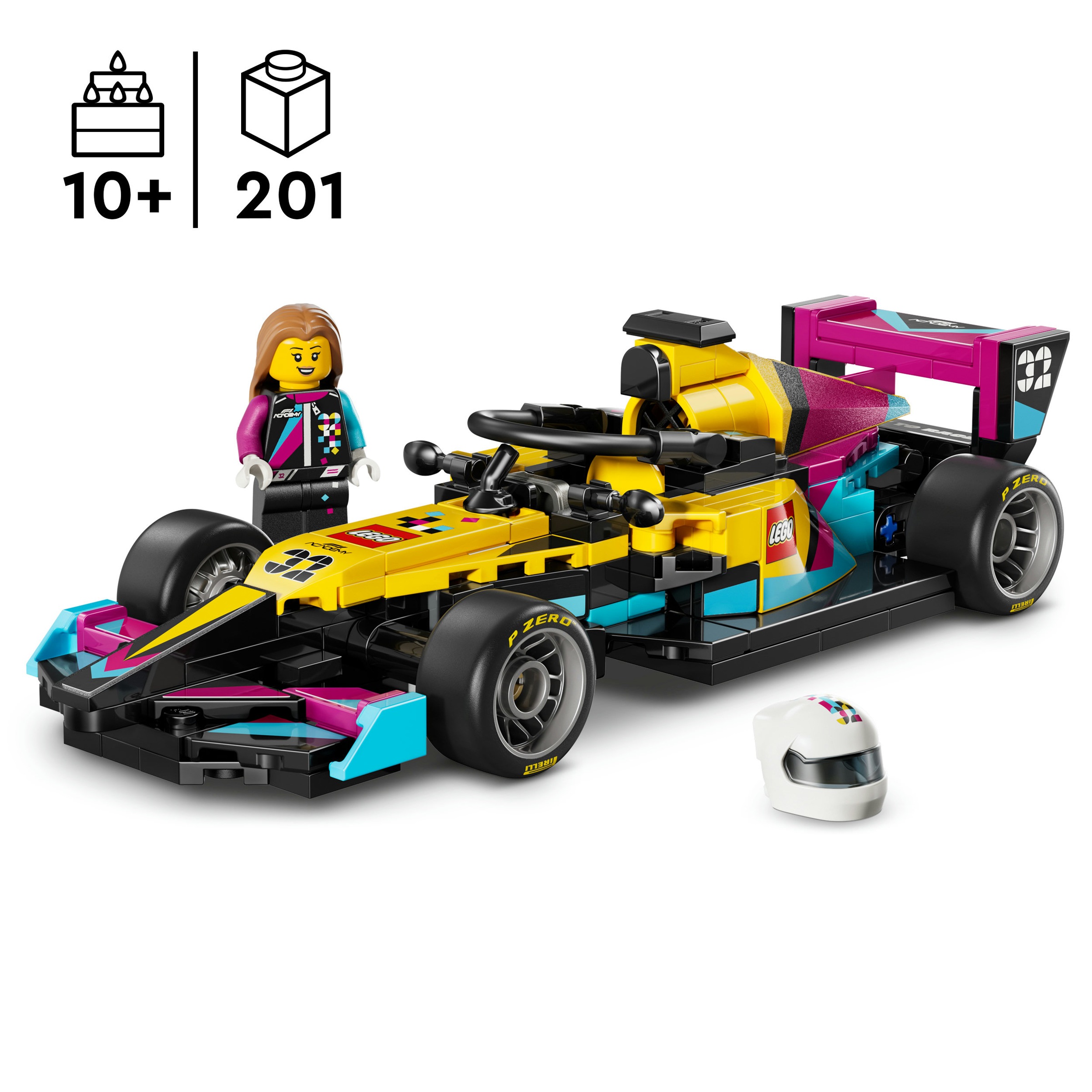 LEGO® Pions de construction »F1 ACADEMY LEGO Rennwagen (77258), LEGO Speed Champions«