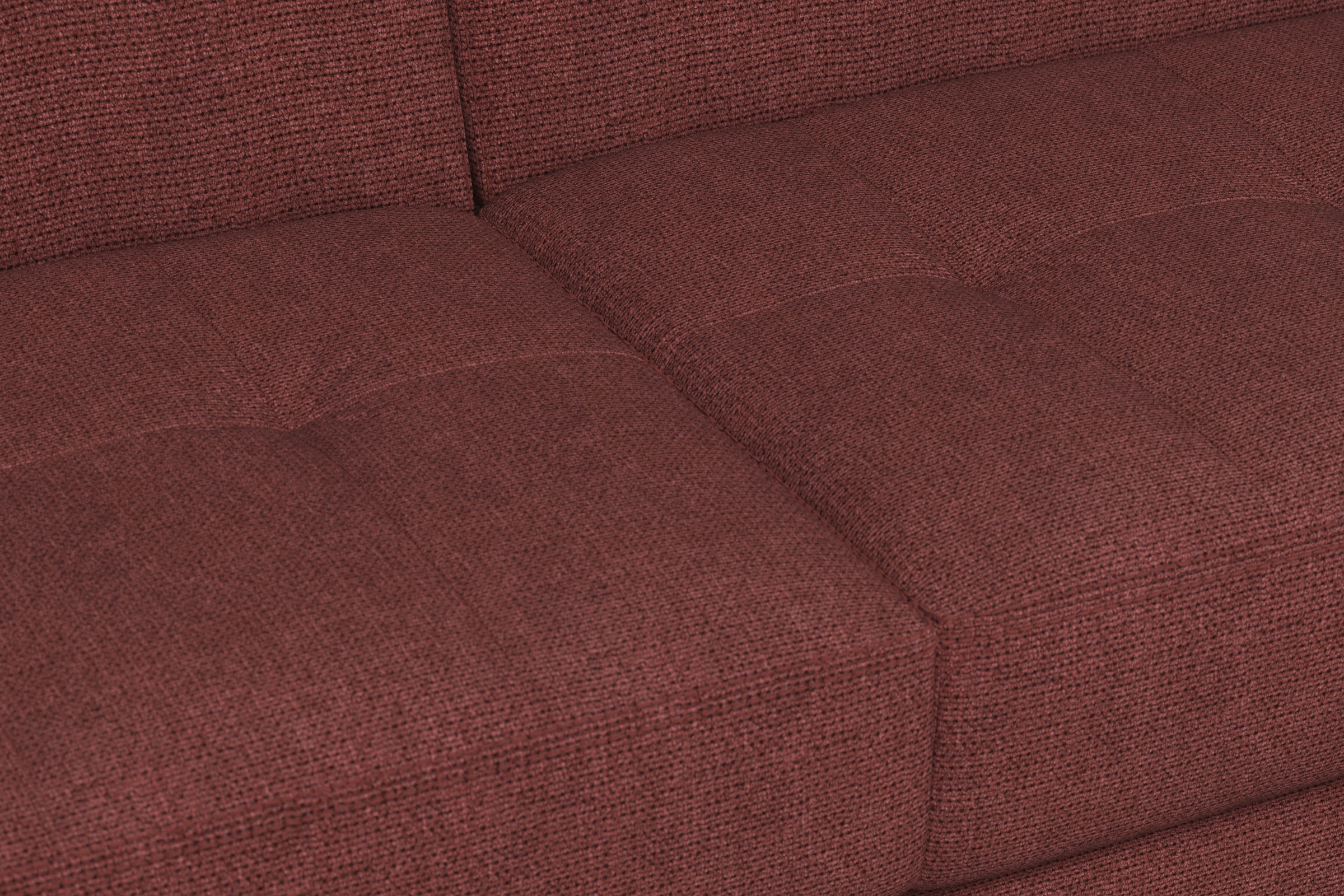 DOMO collection Wohnlandschaft »Capelo, komfortabel, klare Linien zeichnen dieses Design aus, U-Form« mit Armteilverstellung, wahlweise mit Bettfunktion, Federkern