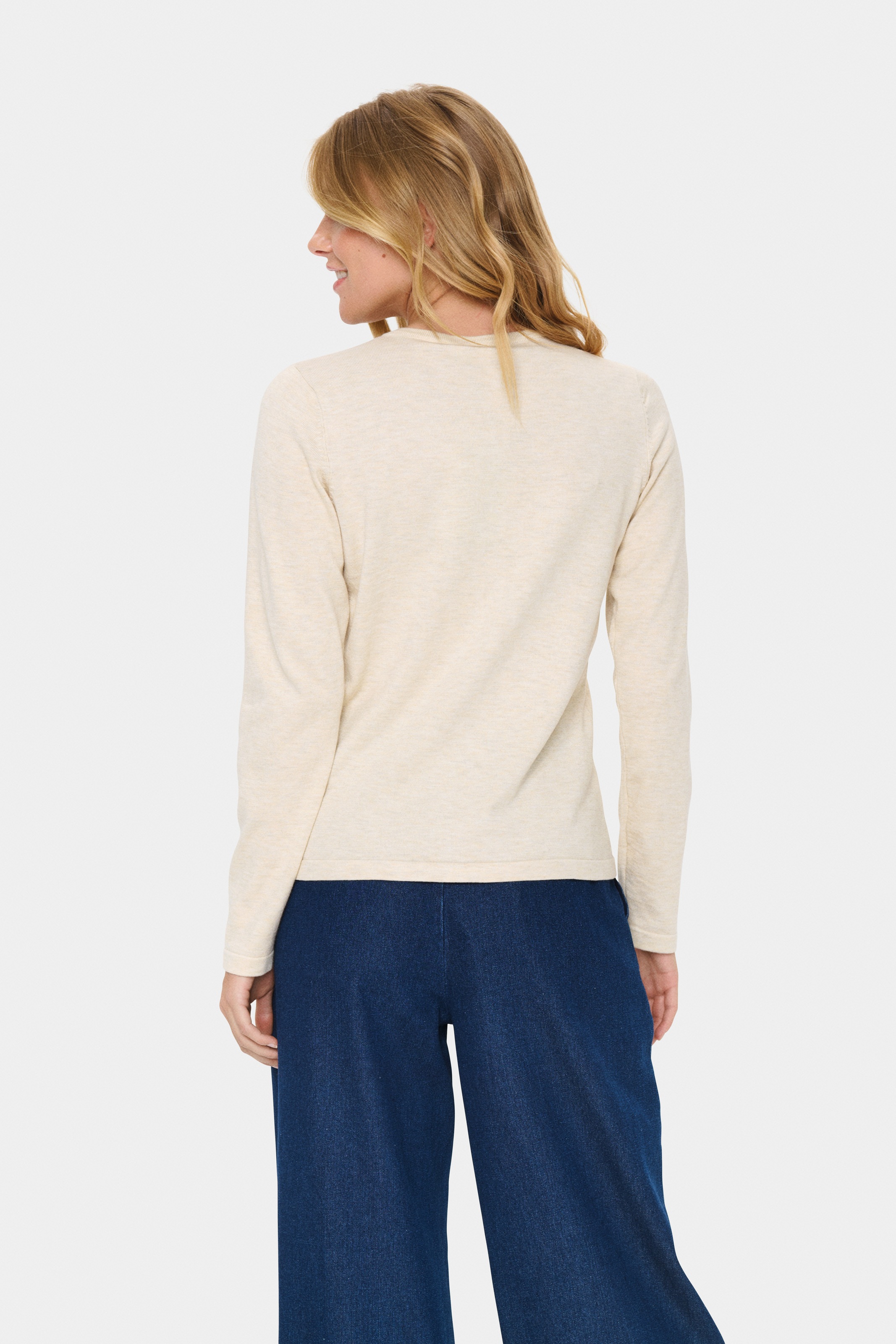 Saint Tropez »A8661, MilaSZ R-Neck Cardigan« Viskose Feinstrick, Classic Fit