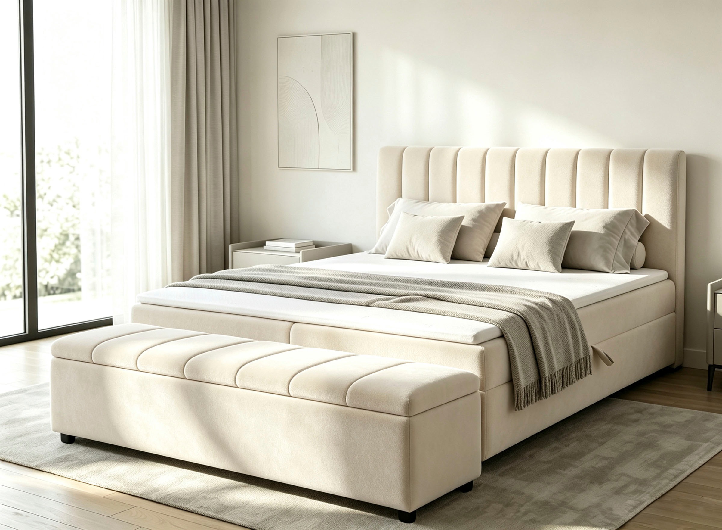 Image of GOODproduct Sitzbank "Haileyy mit Stauraum (140L), Breite: 180cm"