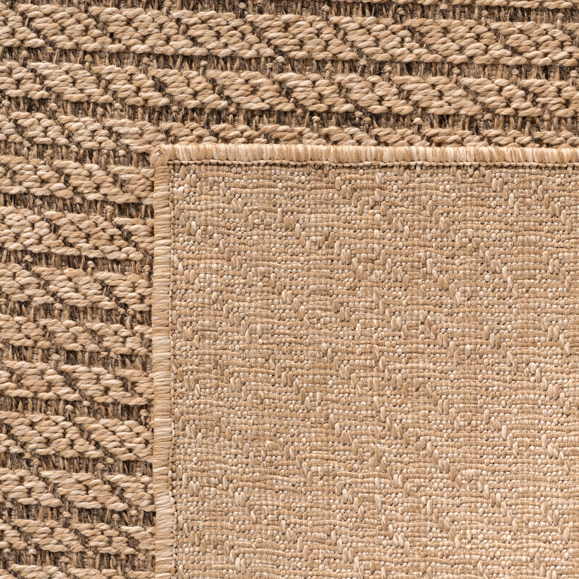 Ayyildiz Teppiche Outdoorteppich »TIMBER 1404 , auch als Läufer und rund« rechteckig 5 mm Höhe Läufer, Rund, In und Outdoor, Jute Sisal Optik, Wohnzimmer, Terasse