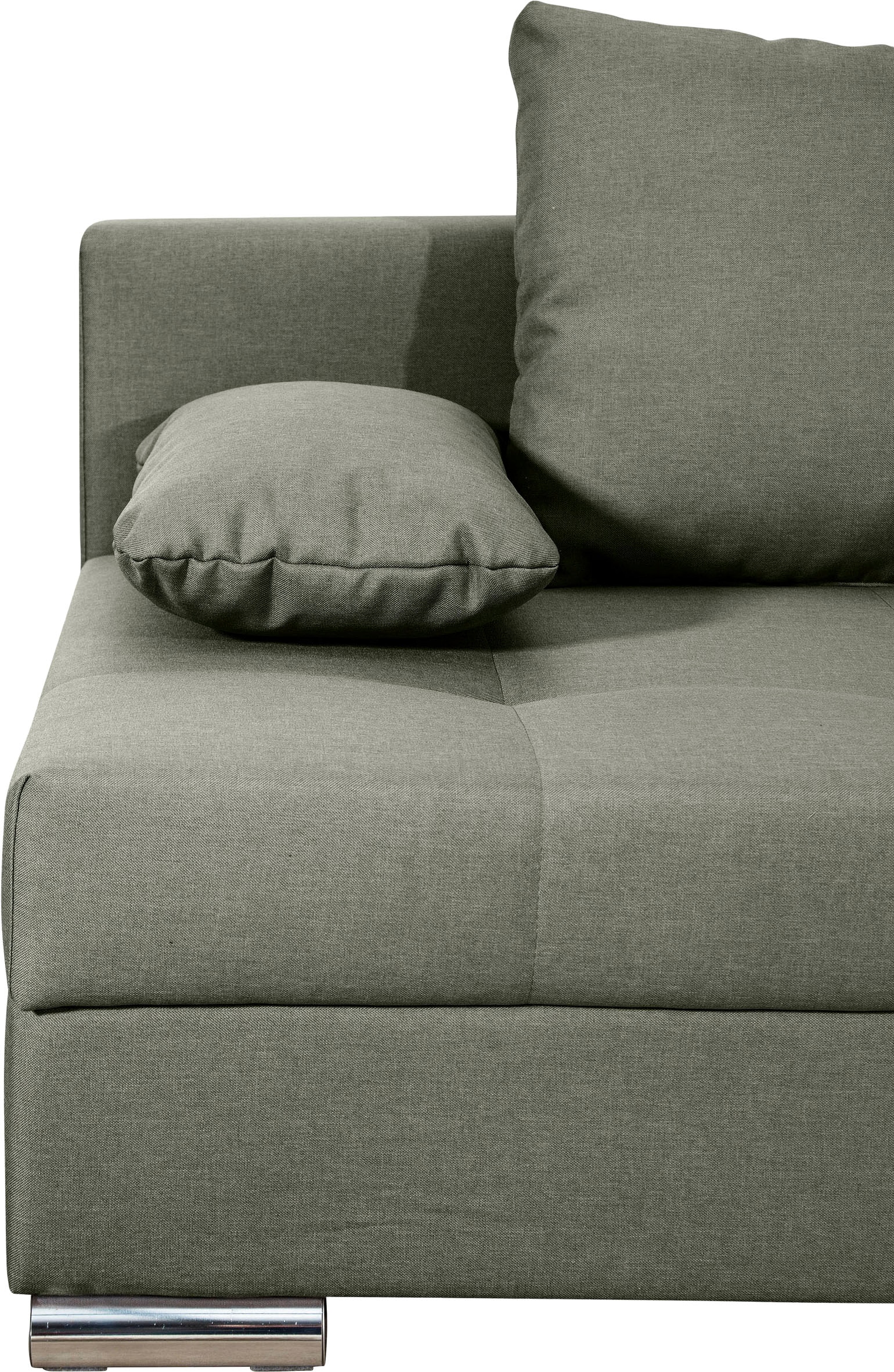 COLLECTION AB Canapé-lit »Tania mit Bettfunktion und Bettkasten« komfortabler Sitzkomfort: Federkern-Polsterung, inklusive Rückenkissen