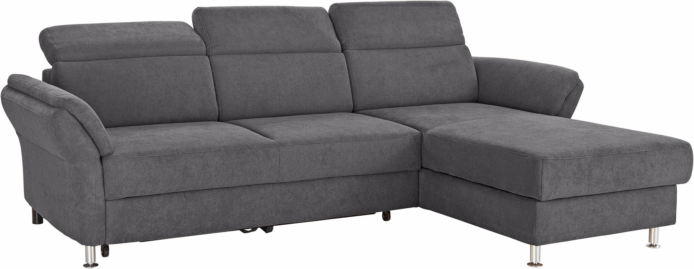 sit&more Ecksofa »Avignon L-Form«, Kopfteilverstellung, wahlweise mit Bettfunktion und Bettkasten