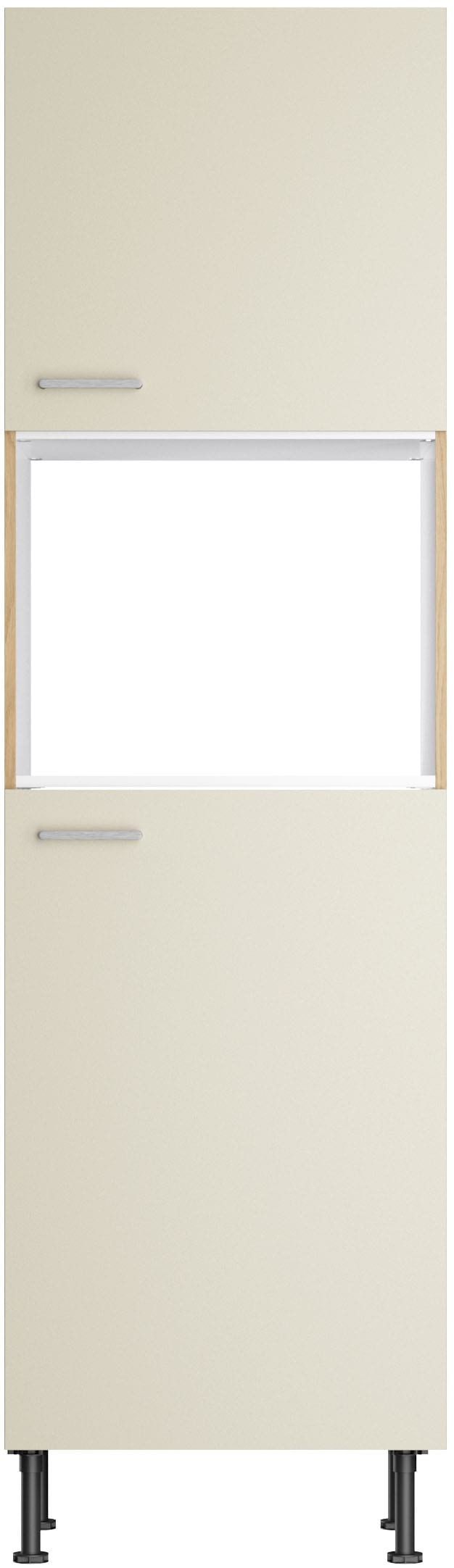 KOCHSTATION Armoire pour micro-ondes »KS-Lucy« Breite 60 cm, mit 2 Türen, Soft-Close, höhenverstellbare Füsse