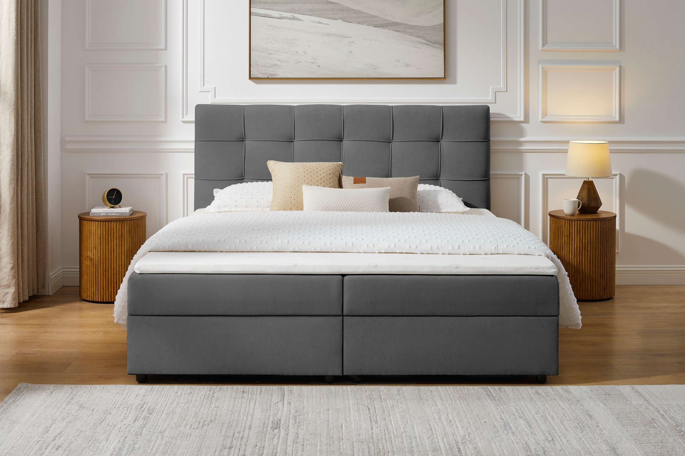 GOODproduct Boxbett »Tommes inkl. Bettkasten und Topper, Liegefläche 180x200cm« erhältlich in der Grösse 180x200 cm