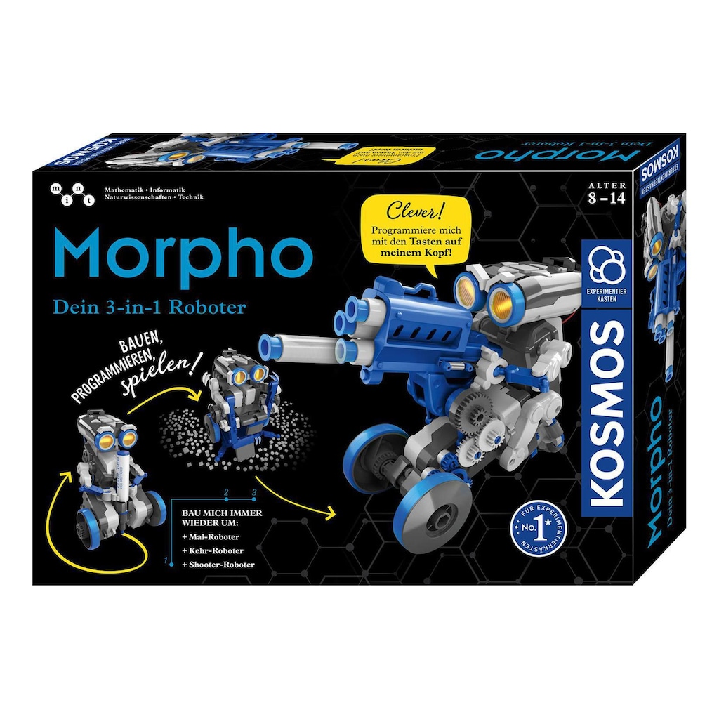 Kosmos Experimentierkasten »Morpho der 3-in-1 Roboter«