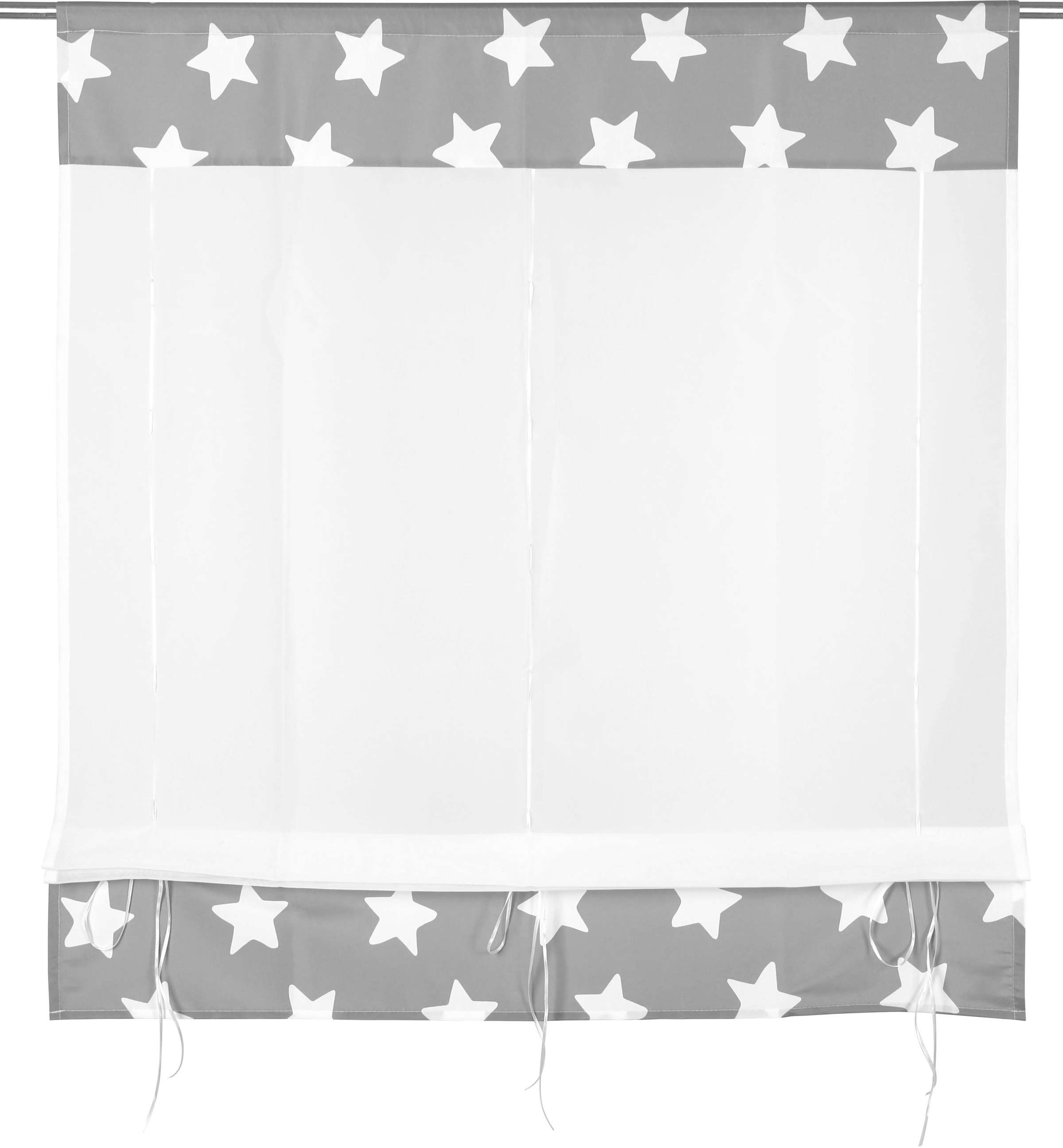 Image of Lüttenhütt Bändchenrollo »Stern«, mit Stangendurchzug bei Ackermann Versand Schweiz