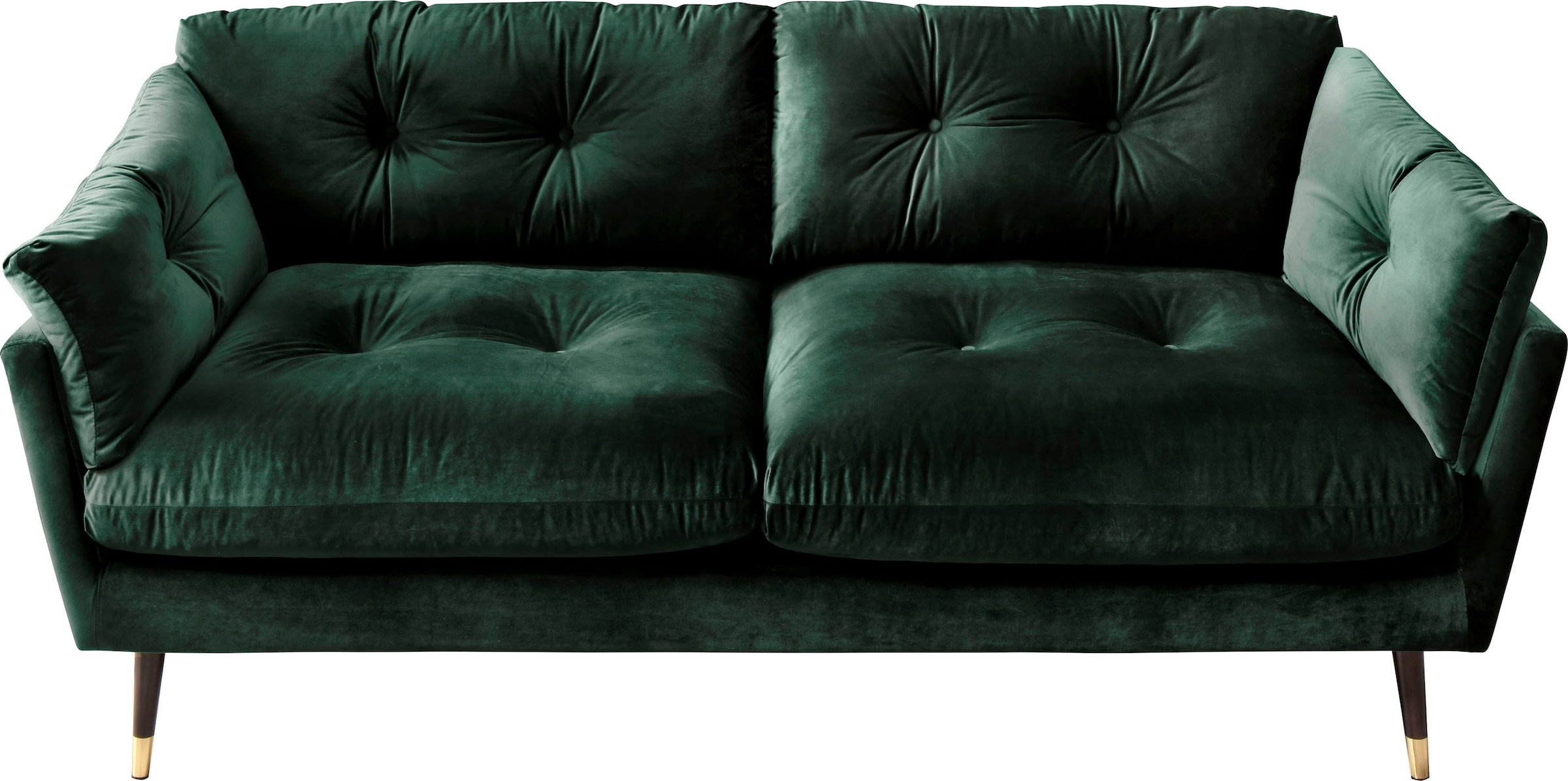 Trends by HG 2,5-Sitzer »Japan«, mit Fuss in Holz-Metallkombination, frei im Raum stellbar