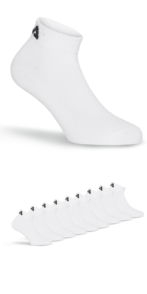 Image of Fila Kurzsocken "UNISEX QUARTER PLAIN SOCKS" 9 Paar tlg. mit klassischem Logo