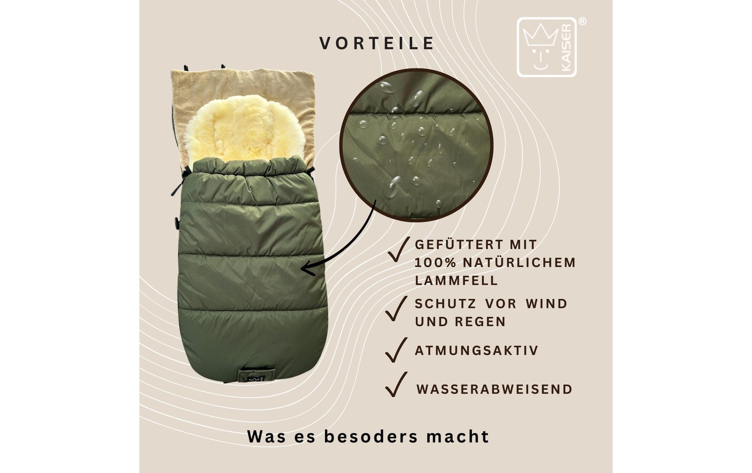 Kaiser Fusssack »Sheep«