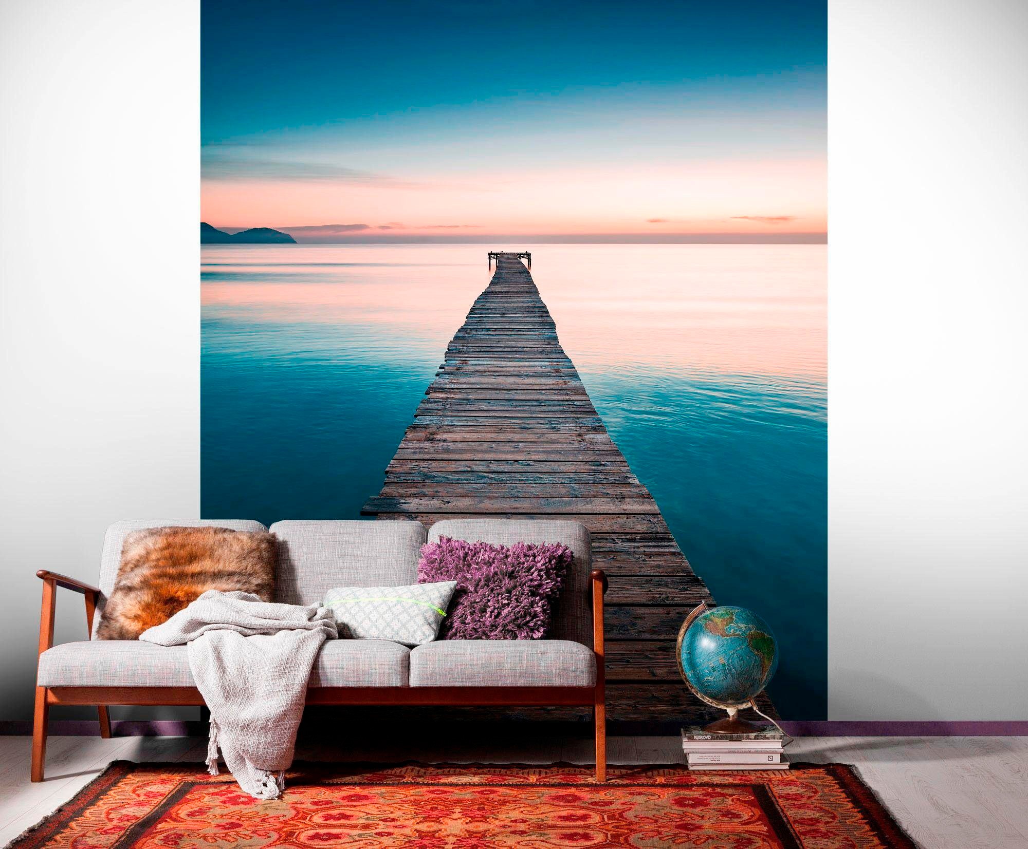 Komar Vliestapete »Digitaldruck Vlies -  Morning Breeze - Grösse 200 x 250 cm« bedruckt glatt Wohnzimmer, Schlafzimmer