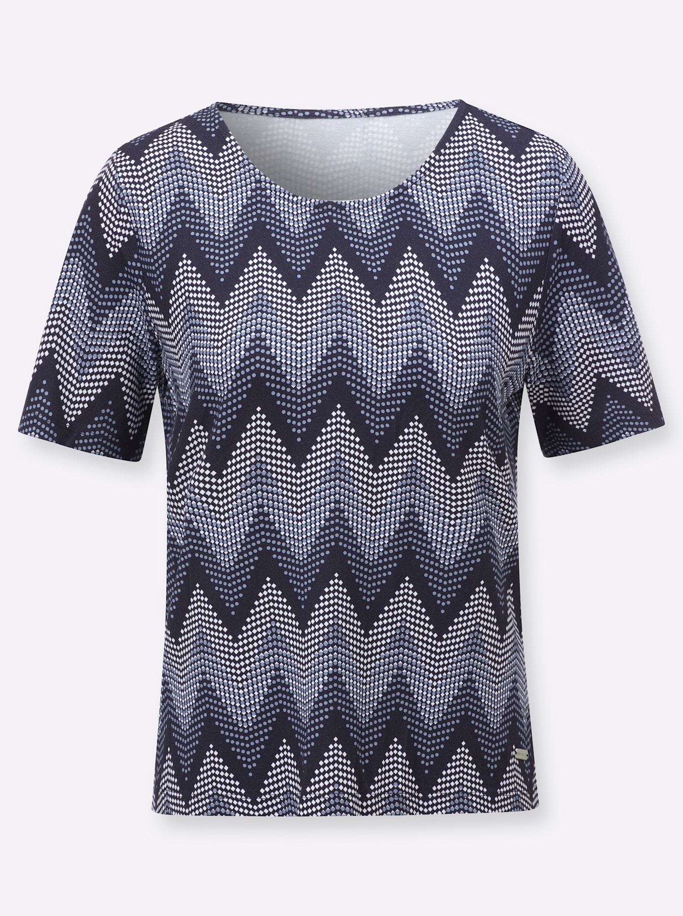 Casual Looks Shirt à col rond »Kurzarm-Shirt« 1 pièces