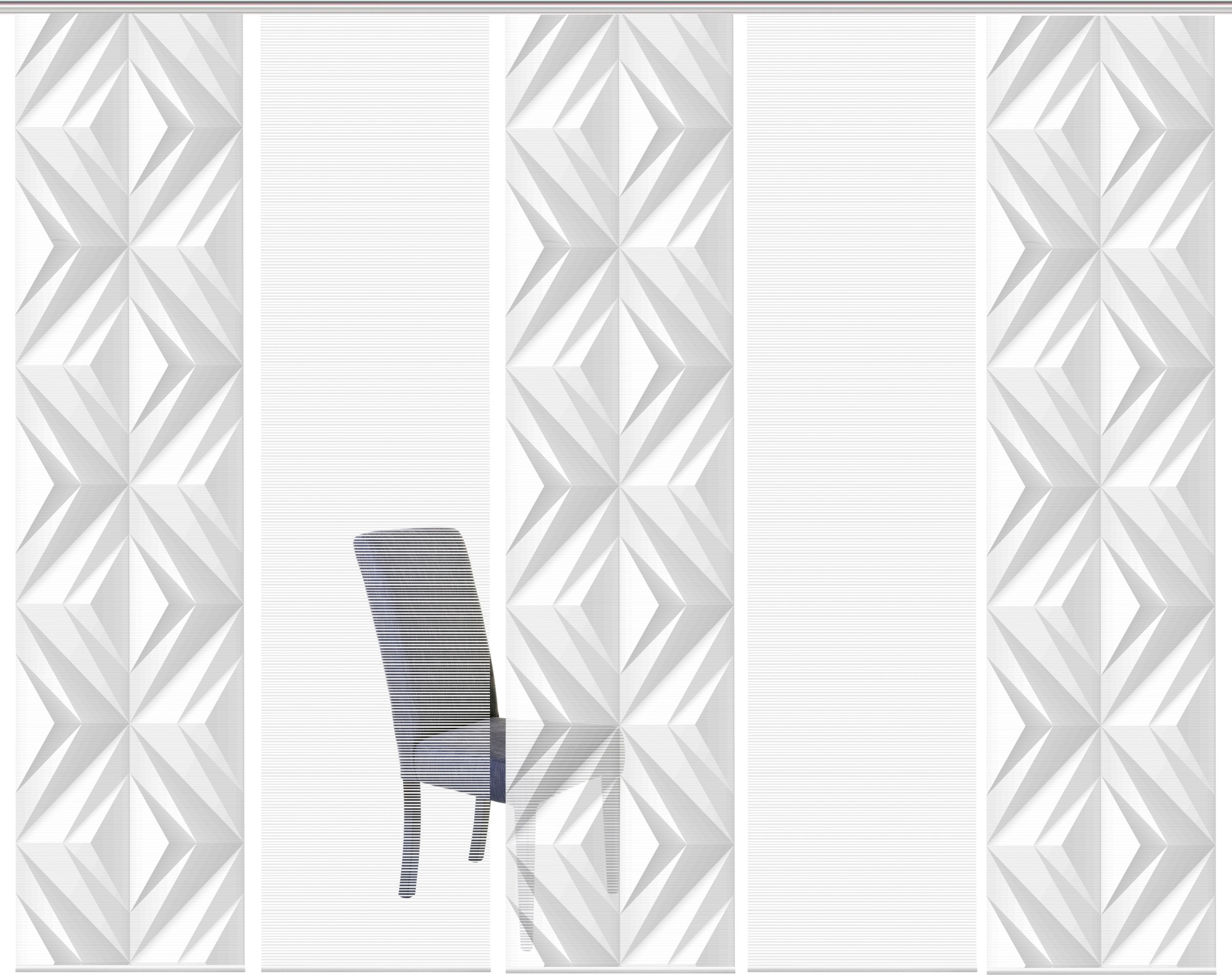 Vision S Rideau coulissant »FRESKO« Support de panneau 1 cuis tlg. DIGITALDRUCK