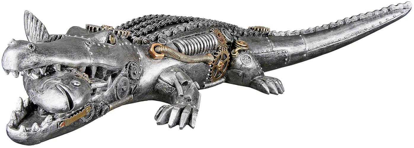 Casablanca by Gilde Tierfigur »Skulptur "Steampunk crocodile"«