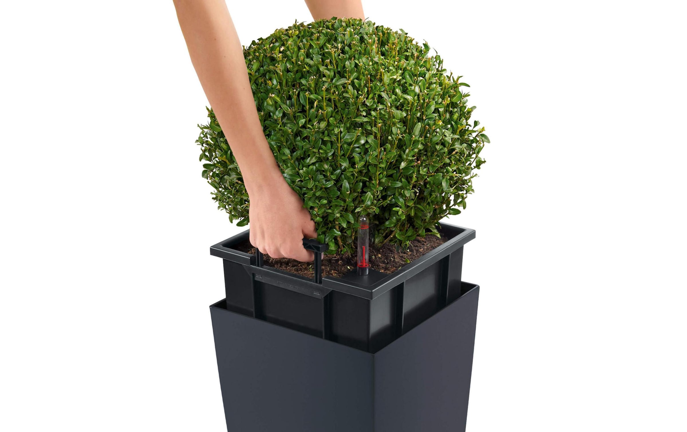   Blumentopf »Lechuza Cubico Color 22 Weiss«