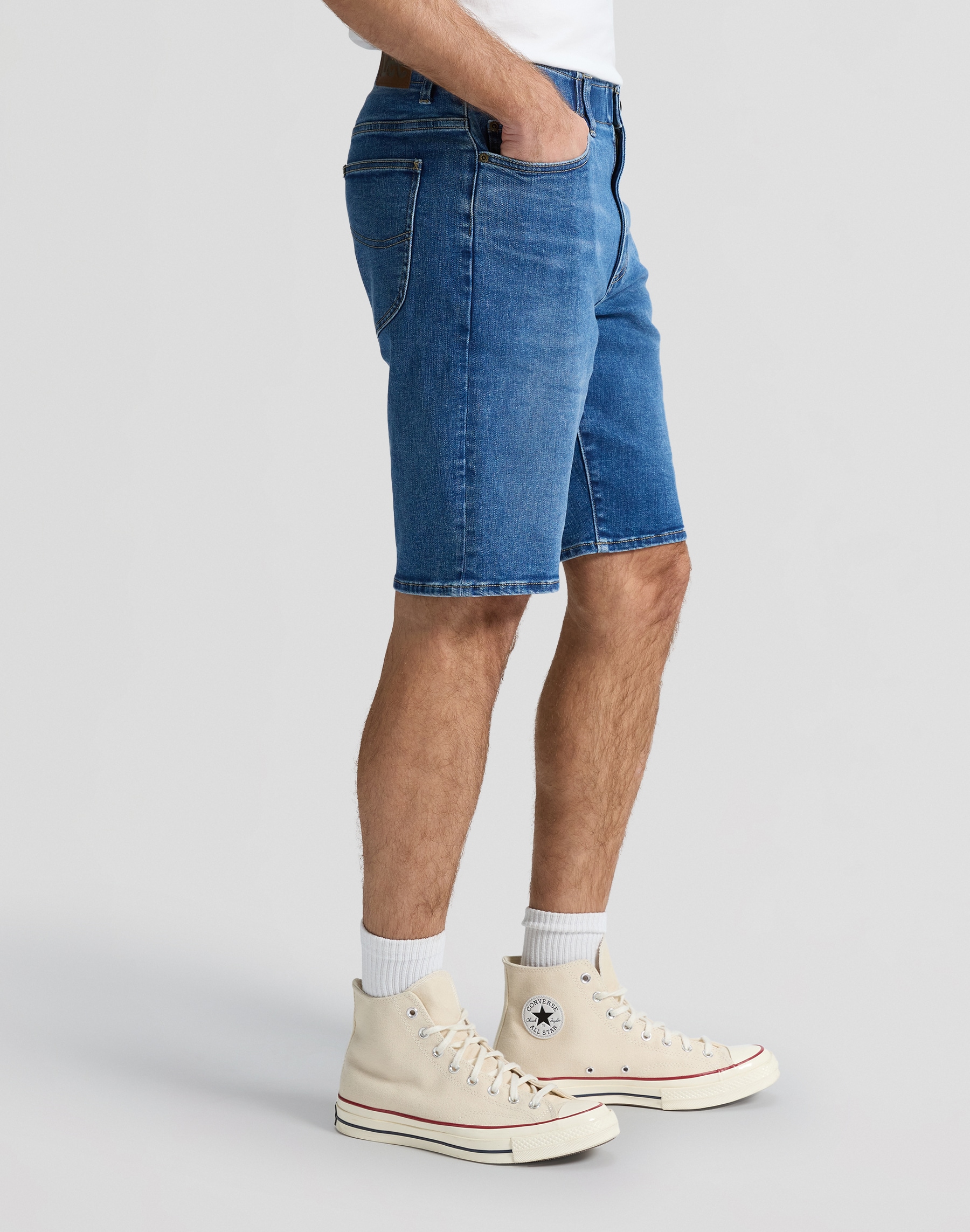 Lee® Short en jean »XM 5 POCKET« Sommerhose Extreme Motion Denim
