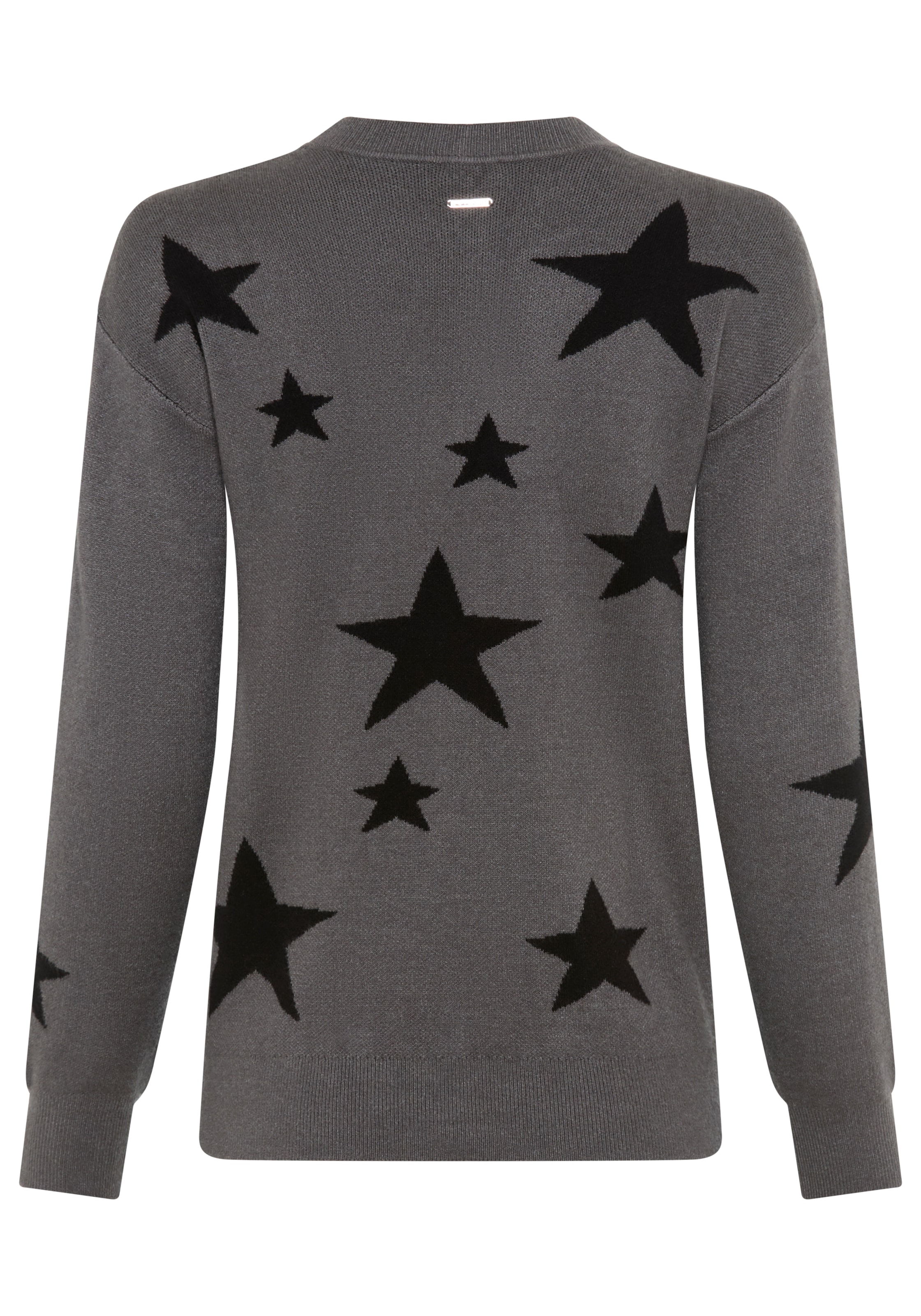 Laura Scott Pull à col rond kuscheliger Winterstrick mit Sternenmuster - NEUE KOLLEKTION