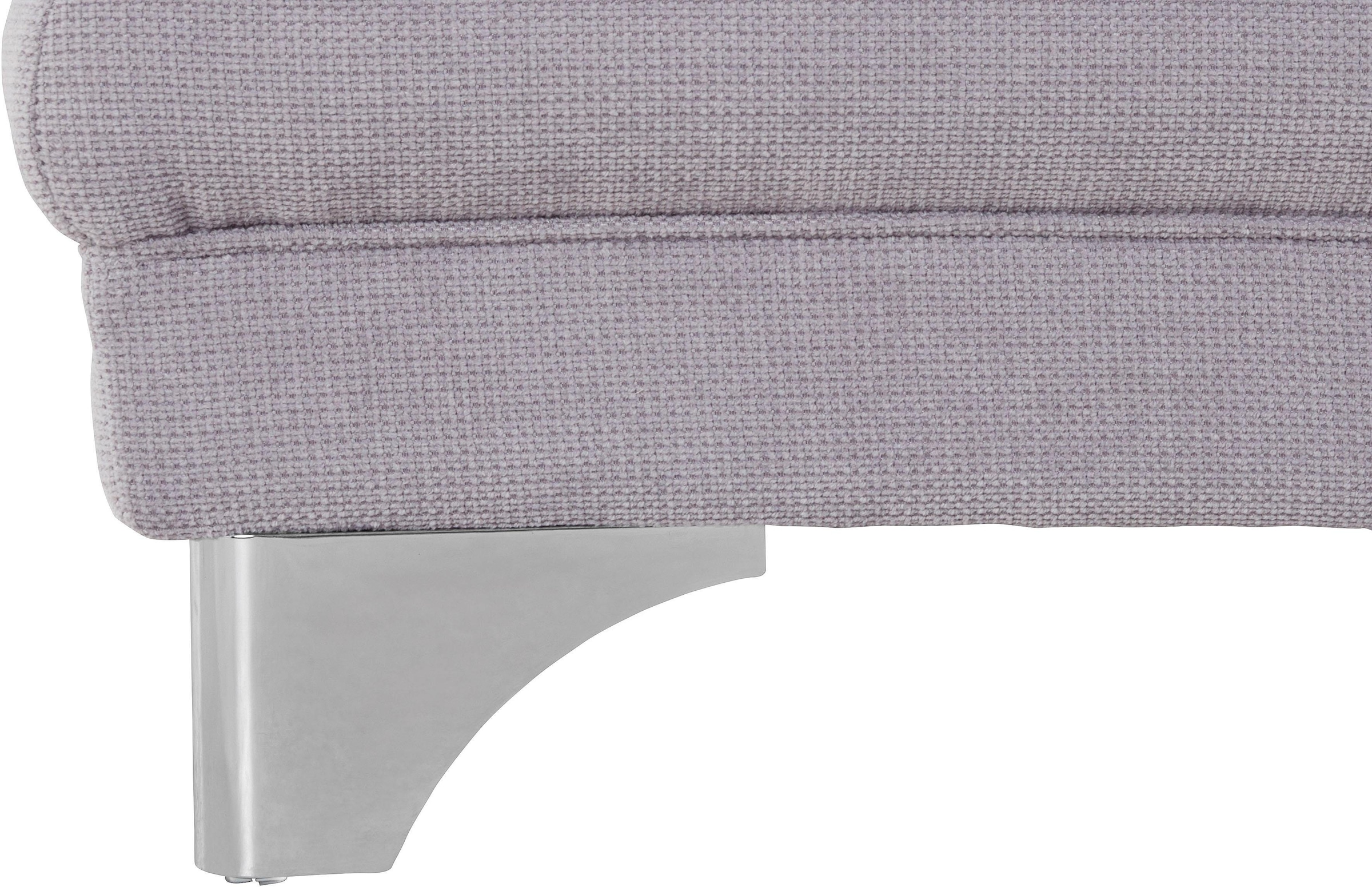 COTTA Polstergarnitur »Enterprise L-Form«, (Set), Set bestehend aus: Ecksofa mit Arm- & Kopfteilverstellung & Hocker