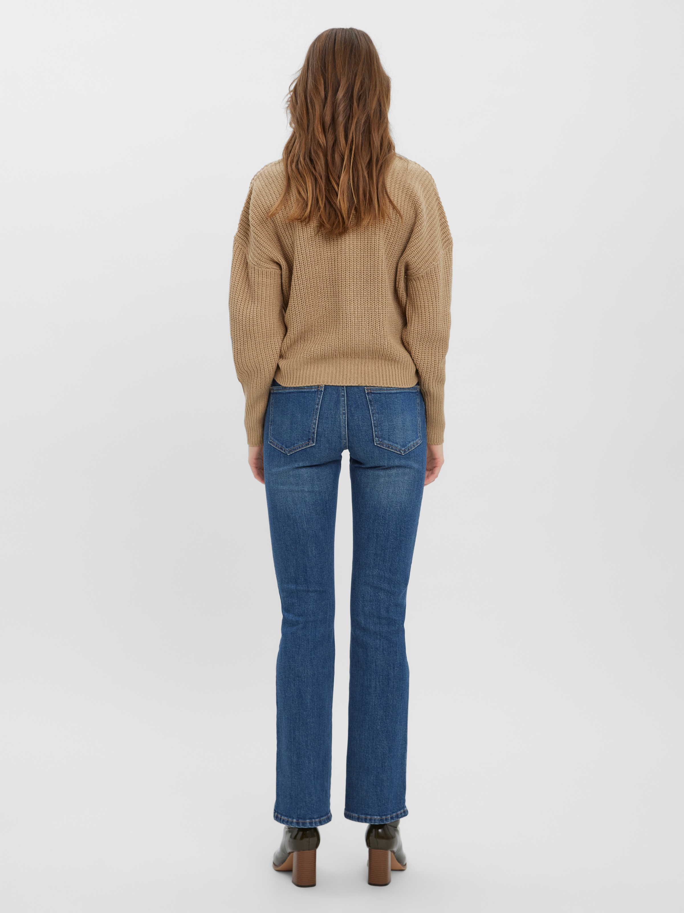 Vero Moda Veste en tricot »VMLEA LS V-NECK CUFF CARDIGAN NOOS« Rippstrick