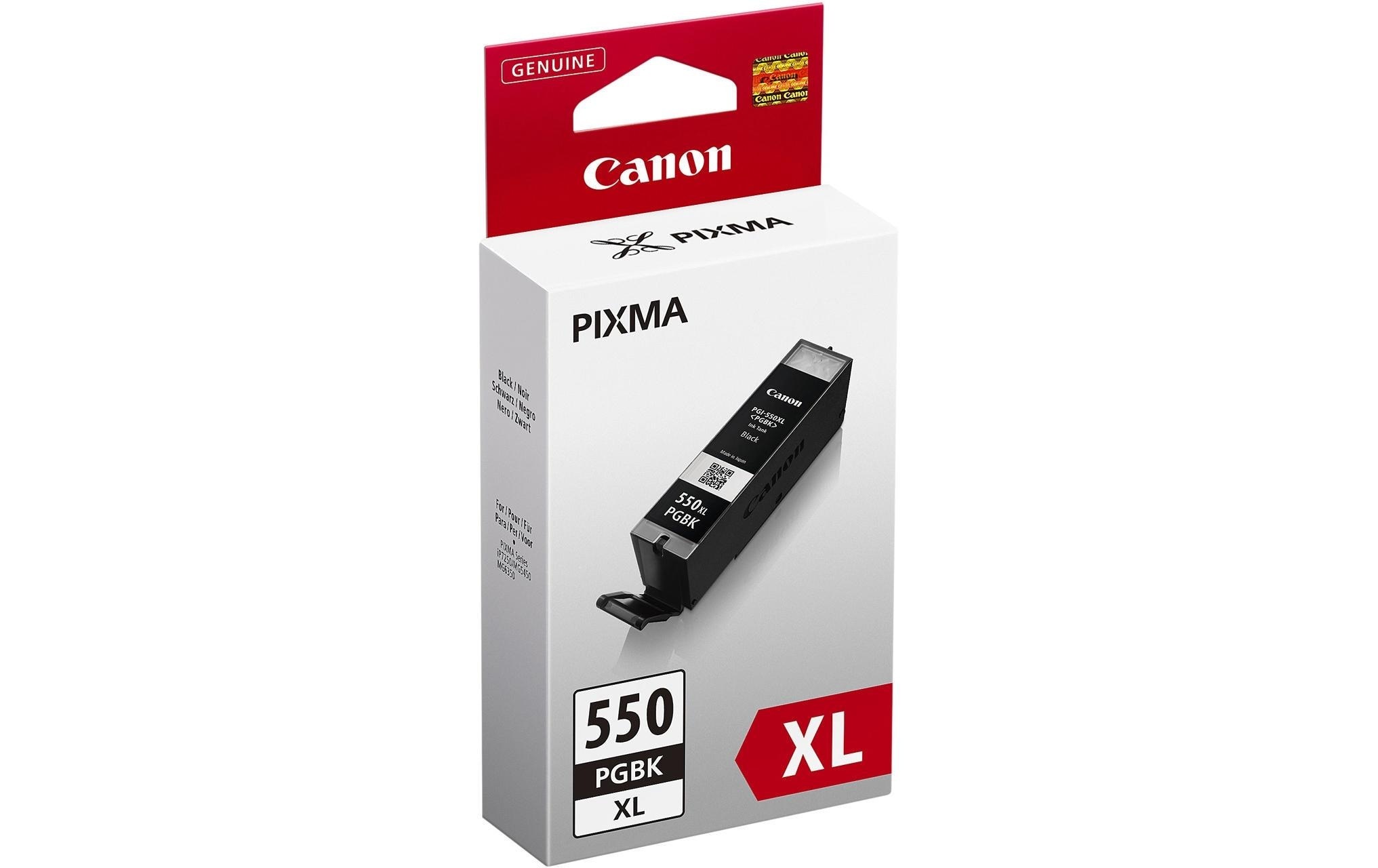 Image of Canon Tintenpatrone "PGI-550PGBK XL pigment black,"